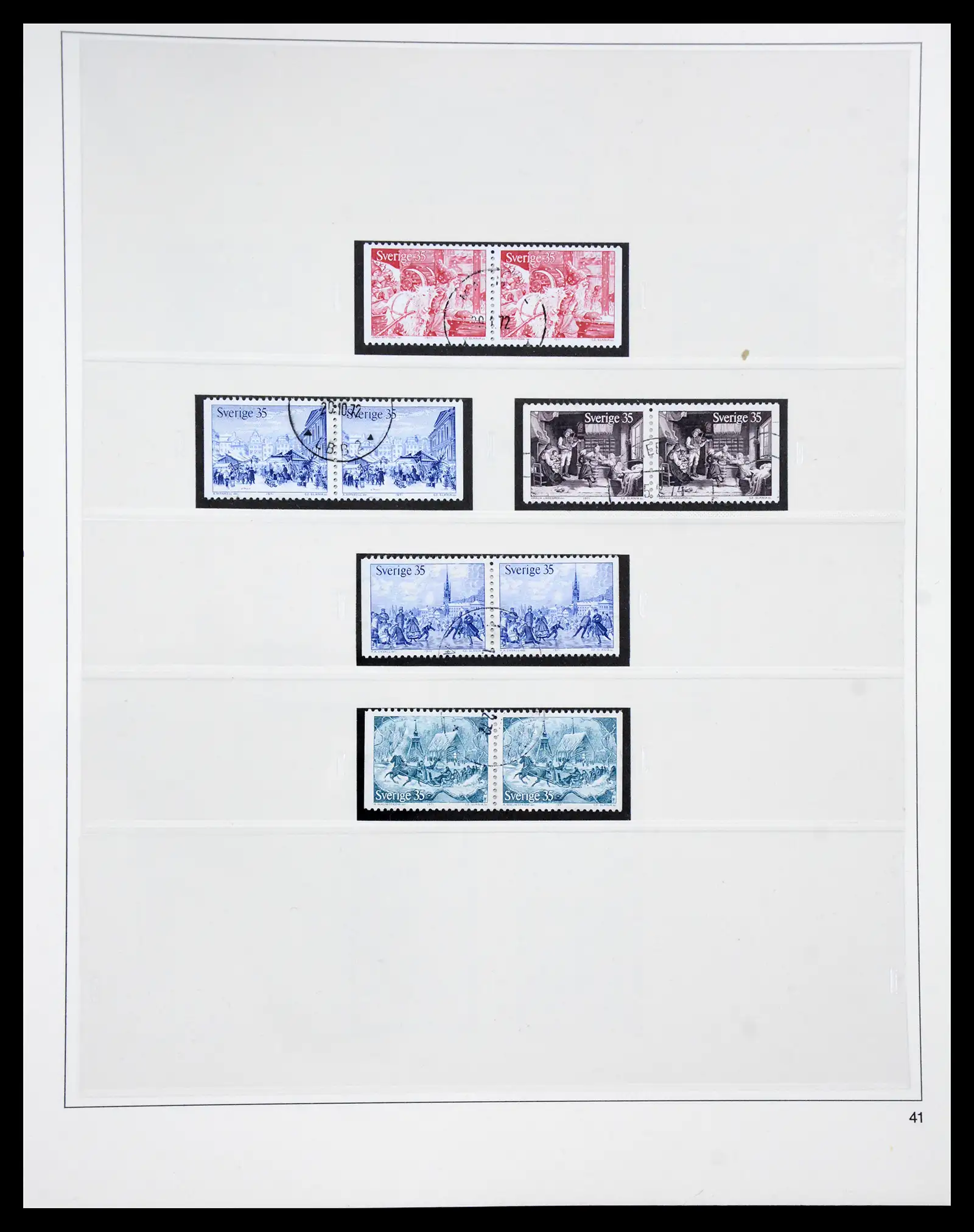 40366 0096 - Stamp collection 40366 Sweden 1855-2009.