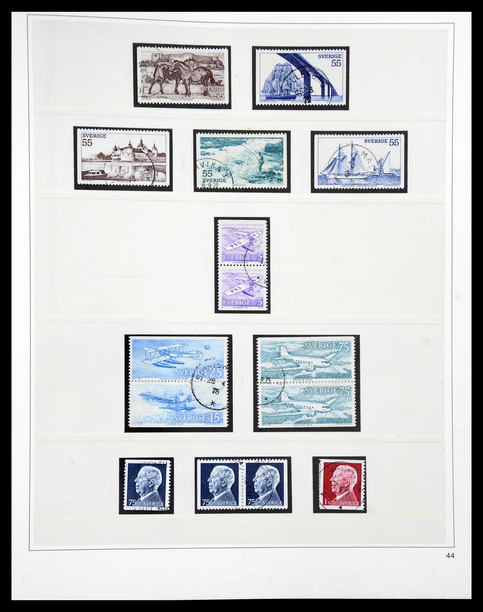 40366 0099 - Stamp collection 40366 Sweden 1855-2009.