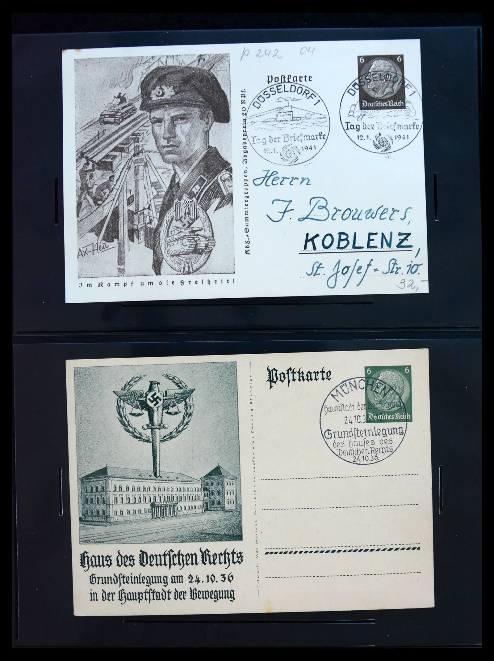 40367 0021 - Stamp collection 40367 Germany covers 1870-1960.