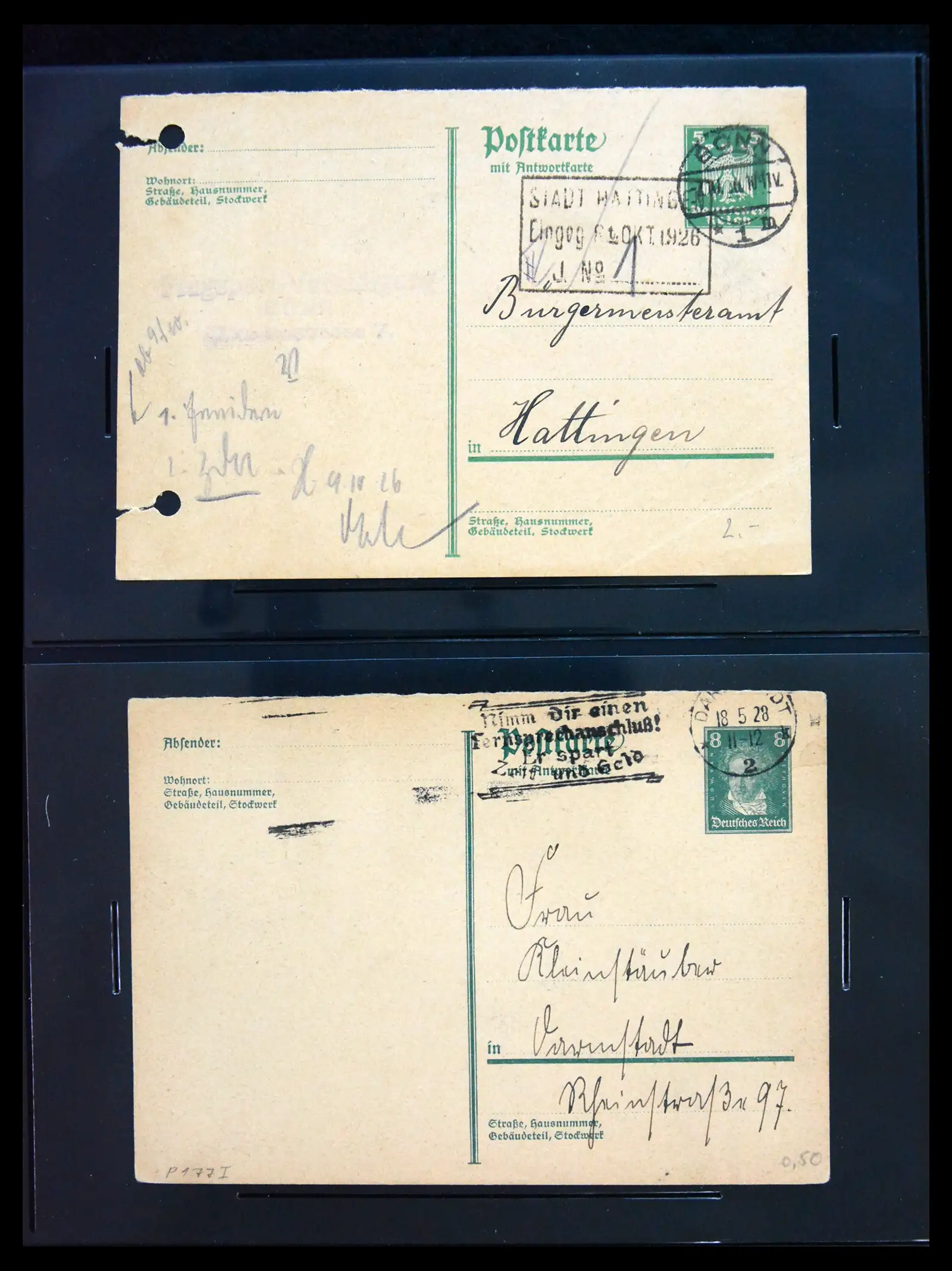40367 0023 - Stamp collection 40367 Germany covers 1870-1960.