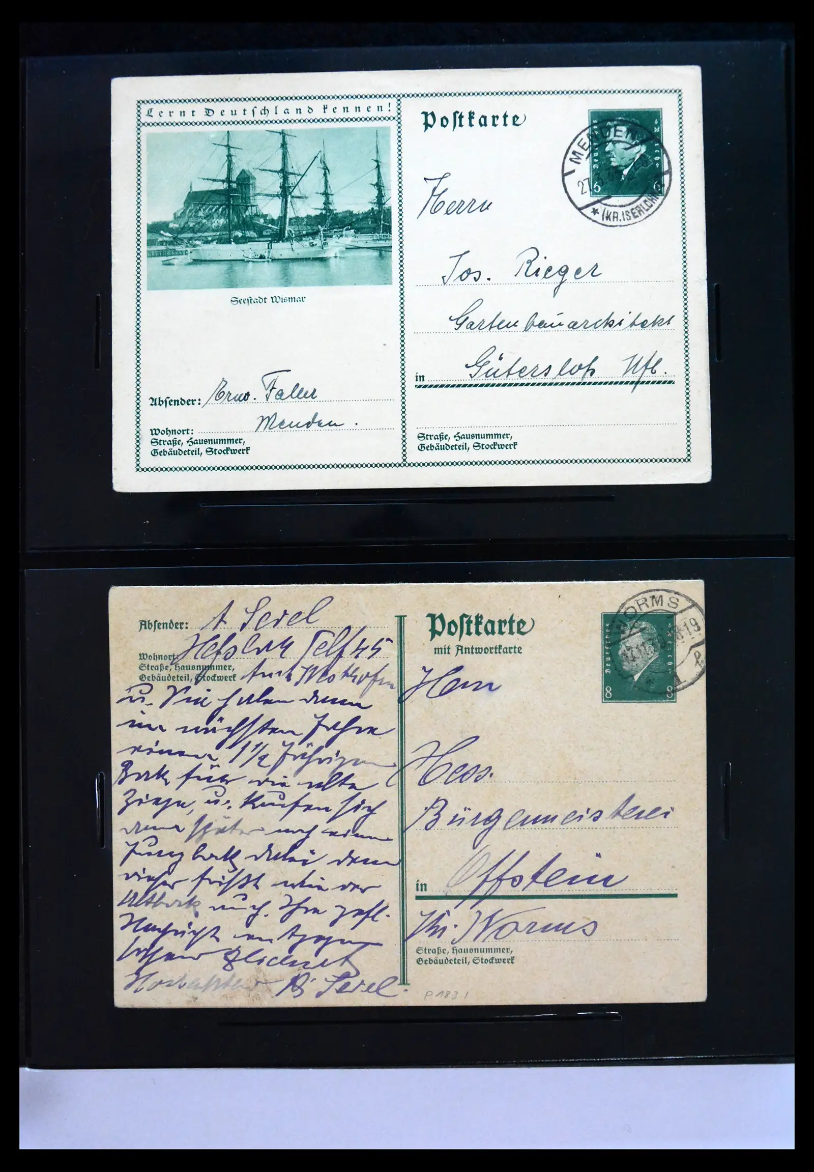 40367 0026 - Stamp collection 40367 Germany covers 1870-1960.