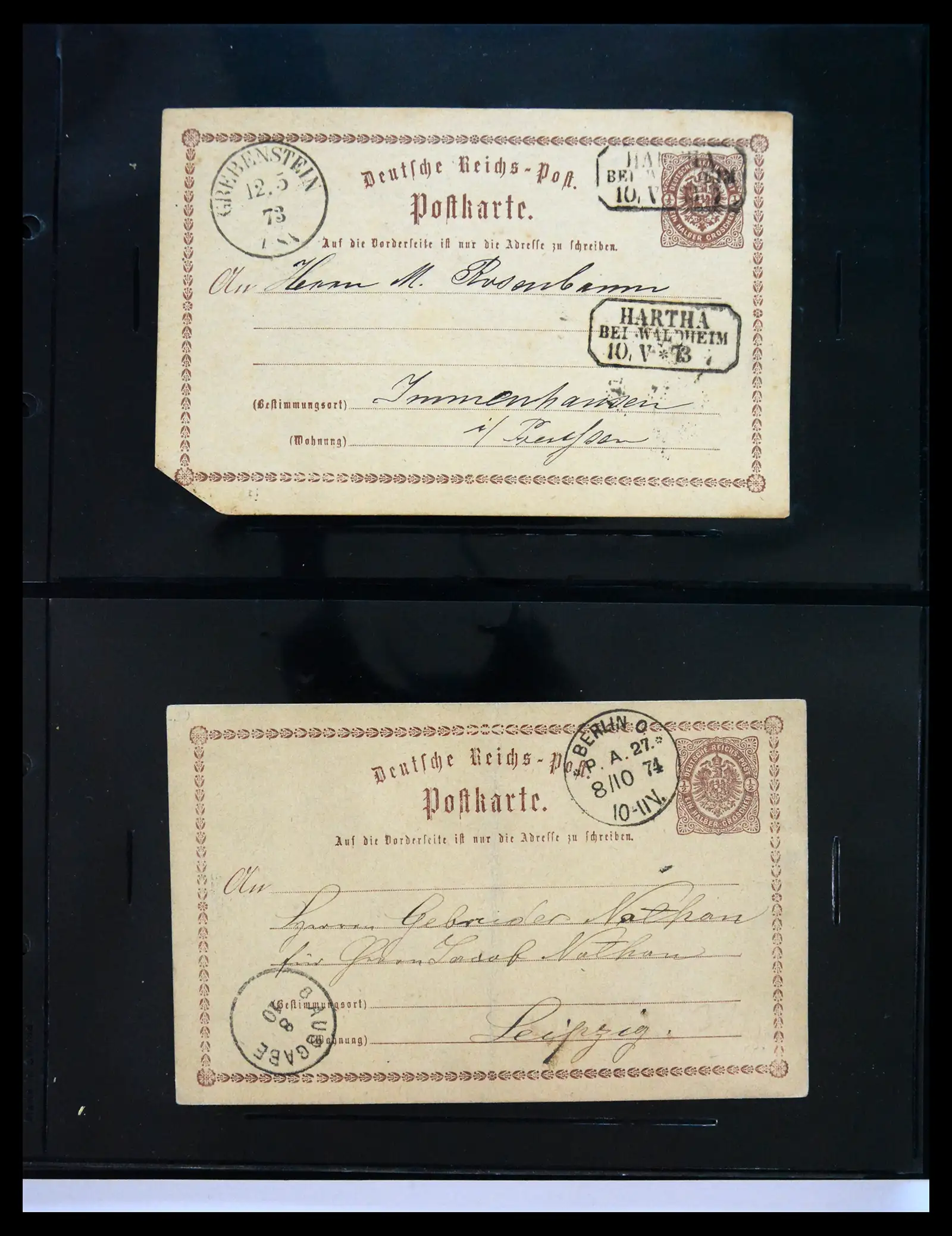 40367 0053 - Stamp collection 40367 Germany covers 1870-1960.