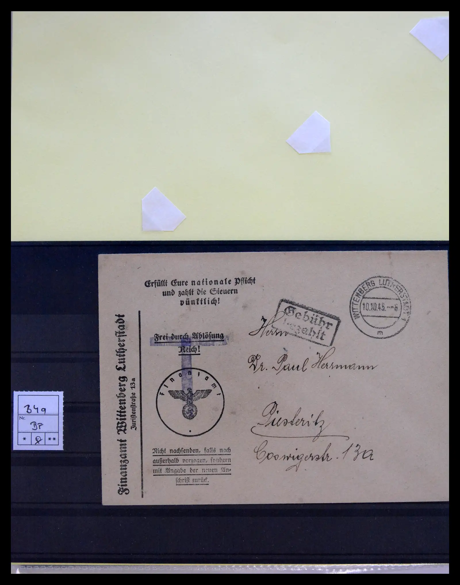 40367 0071 - Stamp collection 40367 Germany covers 1870-1960.
