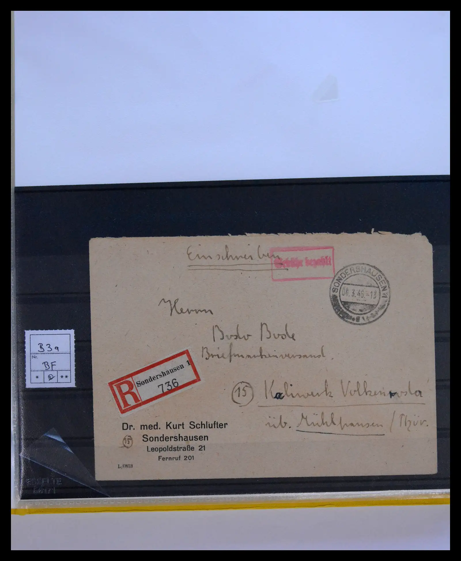 40367 0081 - Stamp collection 40367 Germany covers 1870-1960.