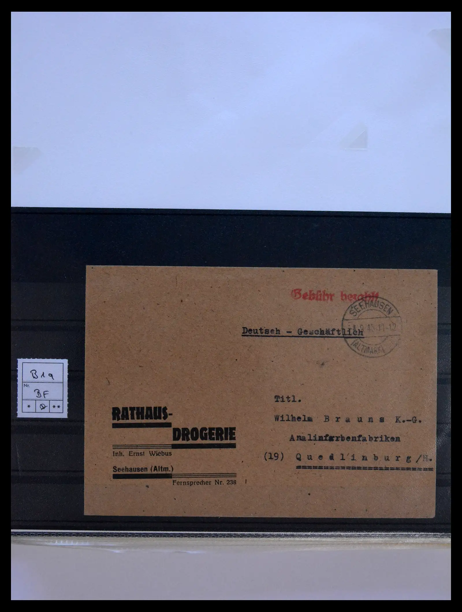 40367 0082 - Stamp collection 40367 Germany covers 1870-1960.