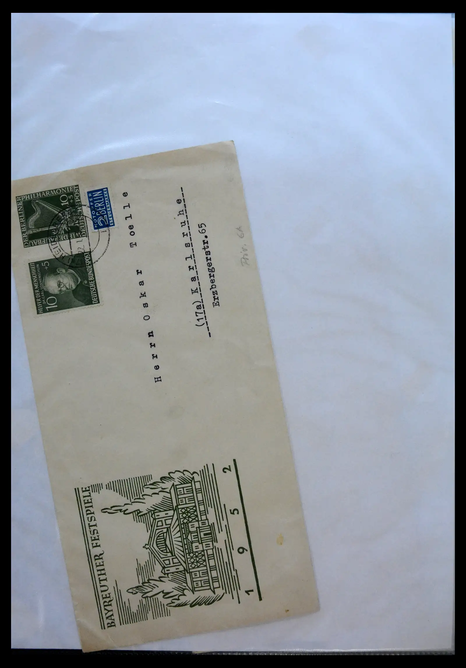 40367 0097 - Stamp collection 40367 Germany covers 1870-1960.