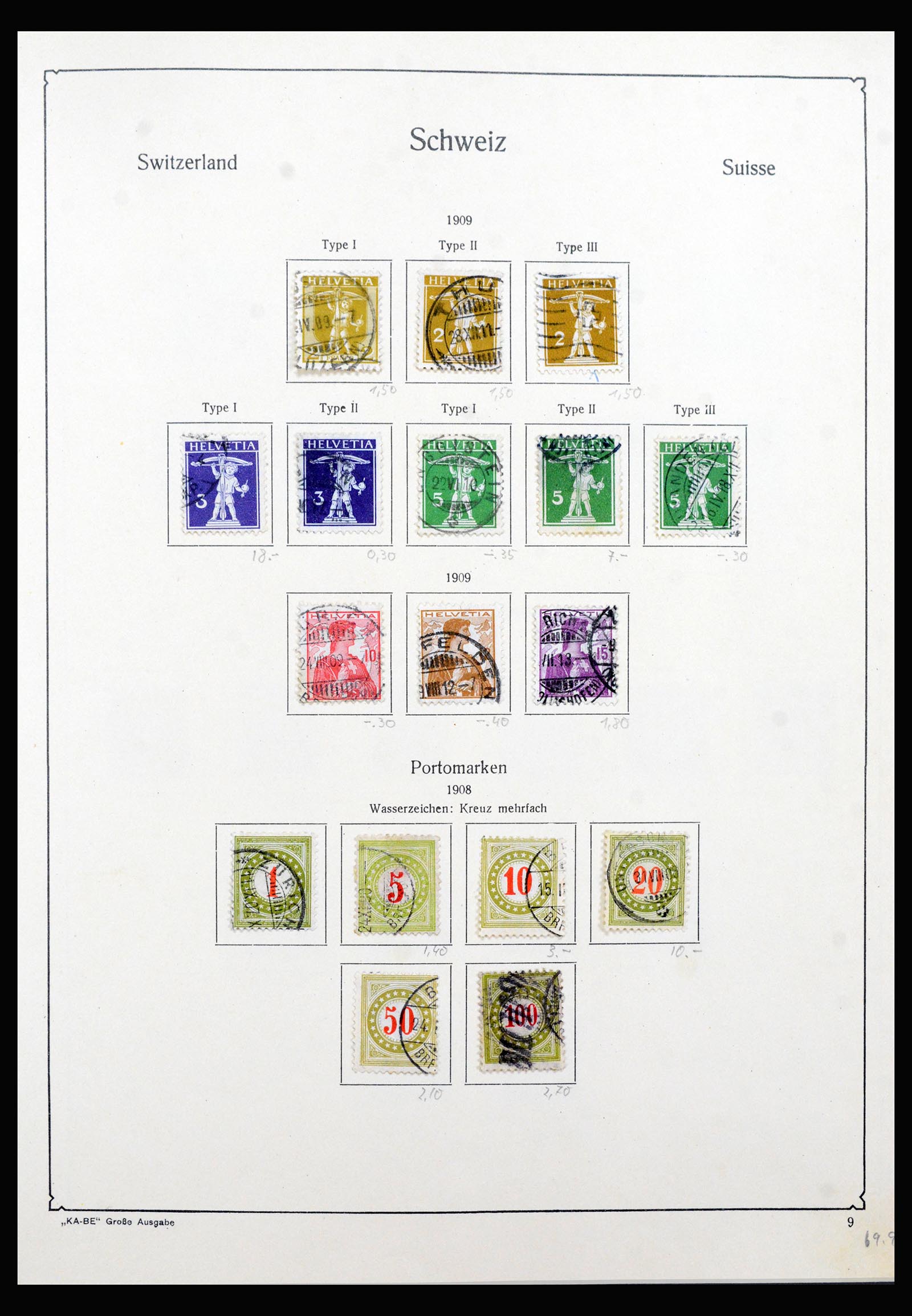 40369 0009 - Postzegel verzameling 40369 Zwitserland 1850-2004.