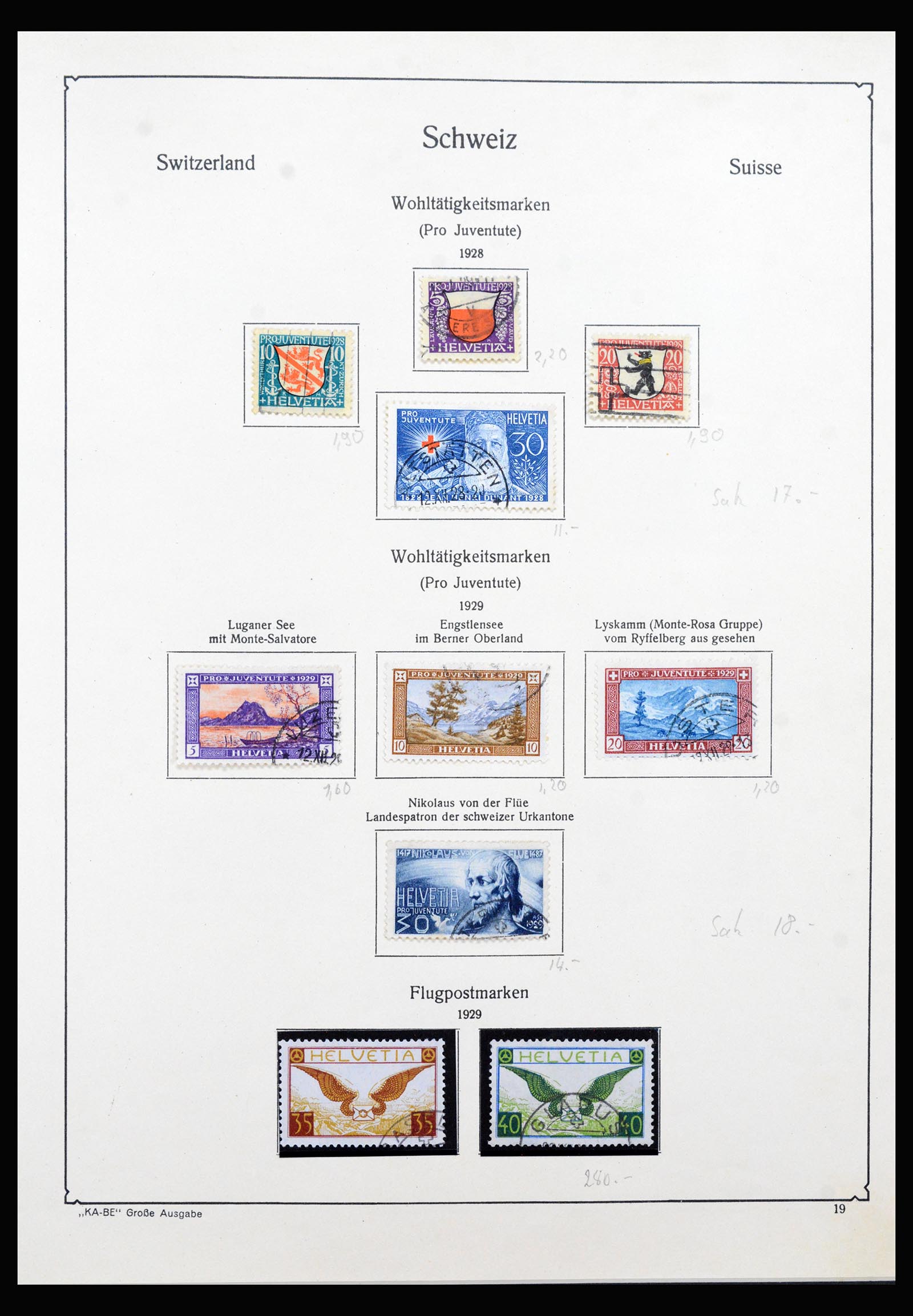 40369 0018 - Postzegel verzameling 40369 Zwitserland 1850-2004.