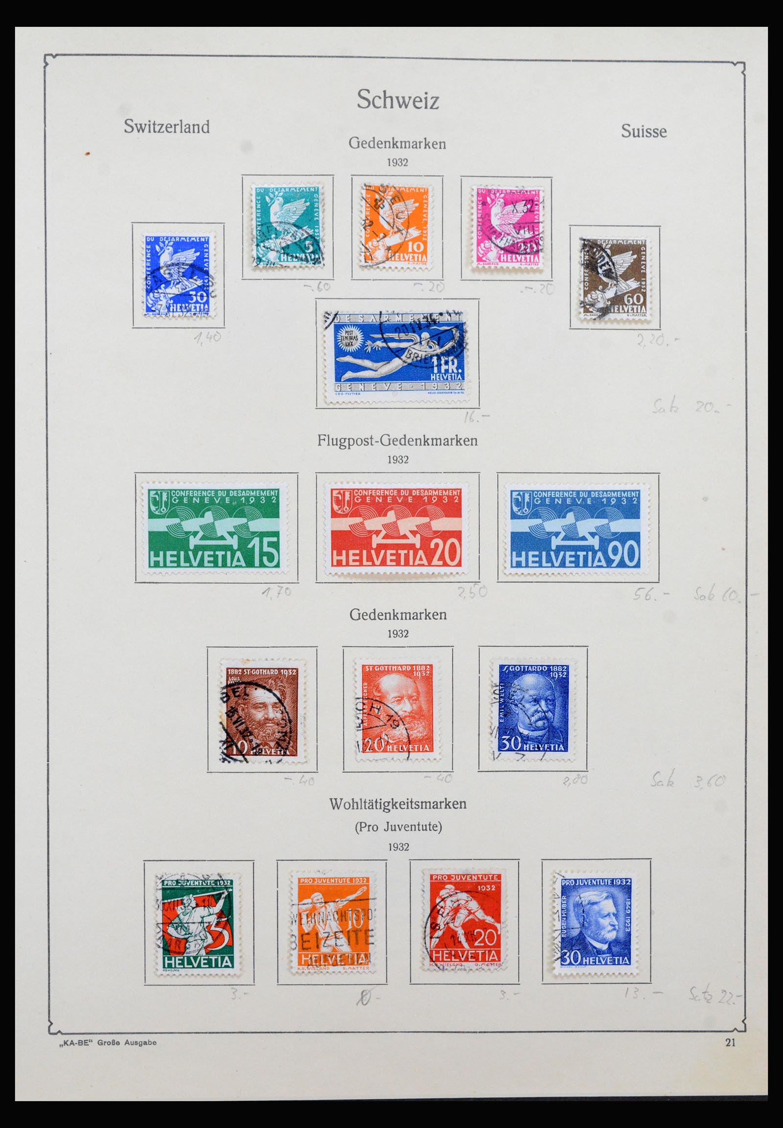 40369 0020 - Postzegel verzameling 40369 Zwitserland 1850-2004.