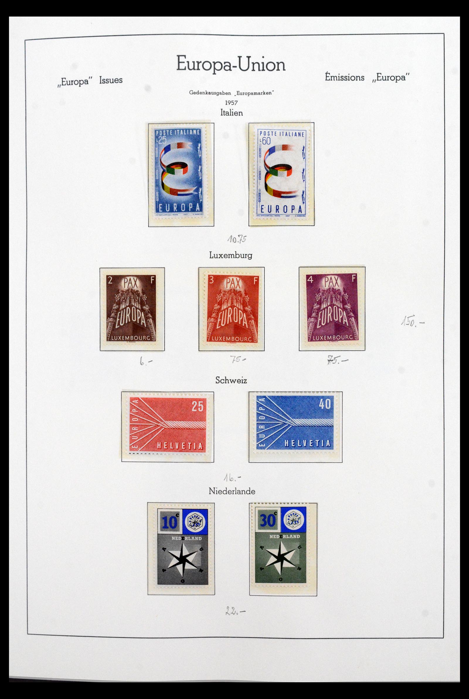 40371 0003 - Postzegel verzameling 40371 Europa CEPT 1956-2000.