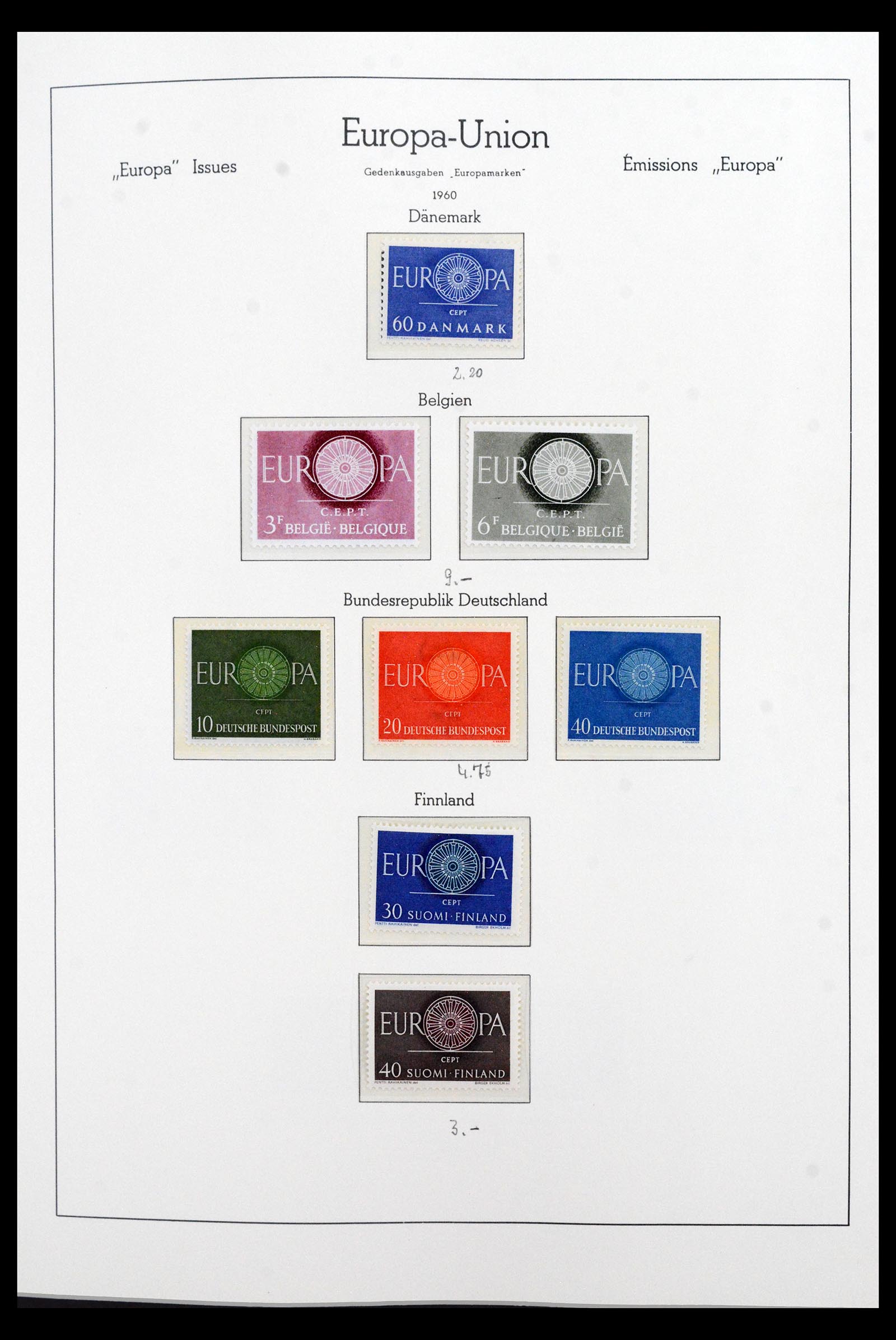 40371 0008 - Postzegel verzameling 40371 Europa CEPT 1956-2000.