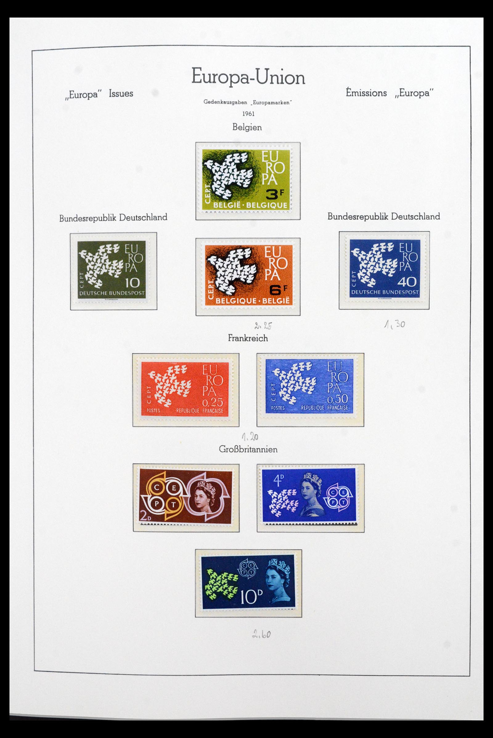 40371 0012 - Postzegel verzameling 40371 Europa CEPT 1956-2000.