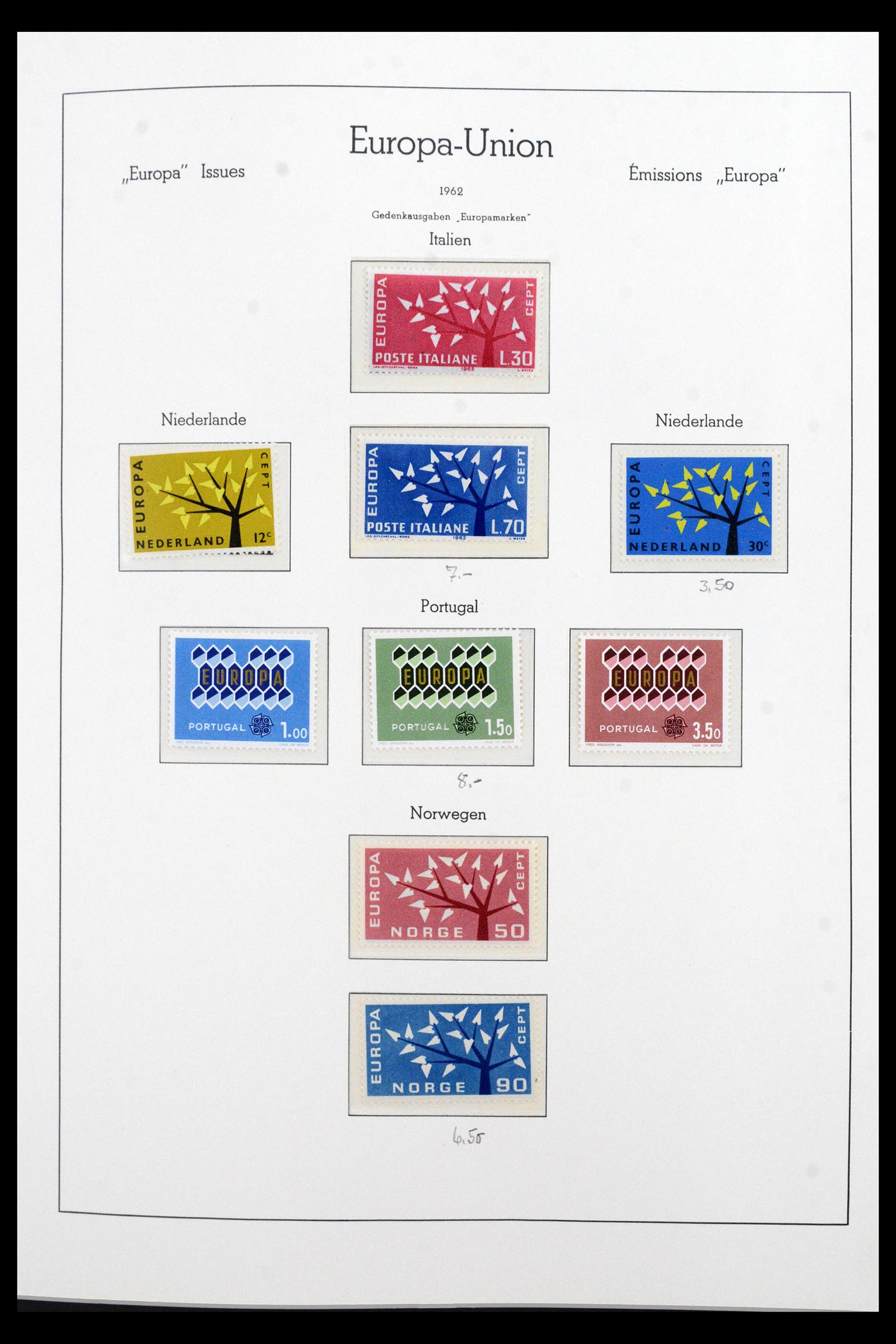 40371 0018 - Postzegel verzameling 40371 Europa CEPT 1956-2000.