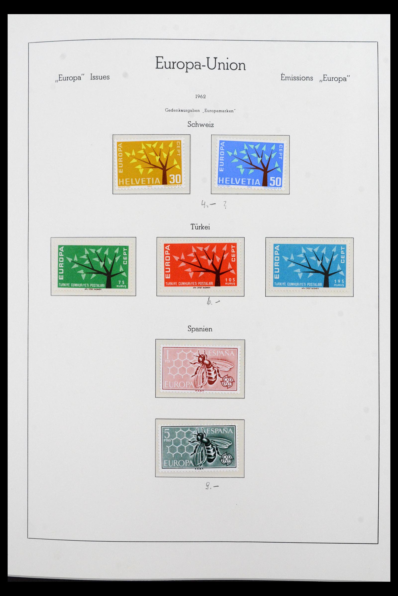 40371 0019 - Postzegel verzameling 40371 Europa CEPT 1956-2000.