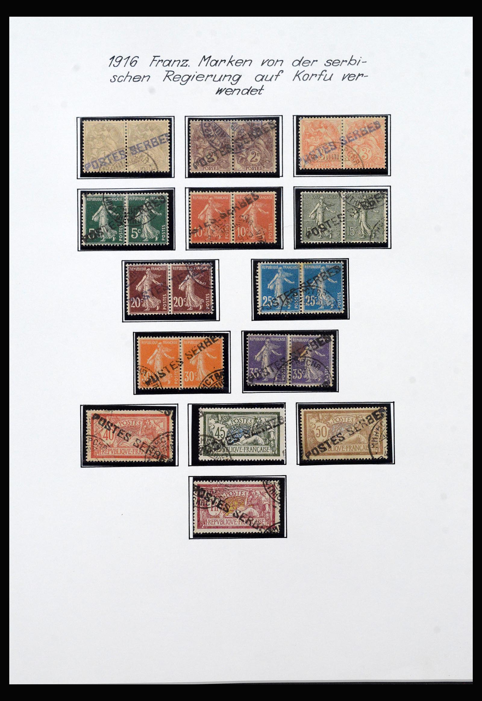 40375 0001 - Postzegel verzameling 40375 Joegoslavië 1916-1961.