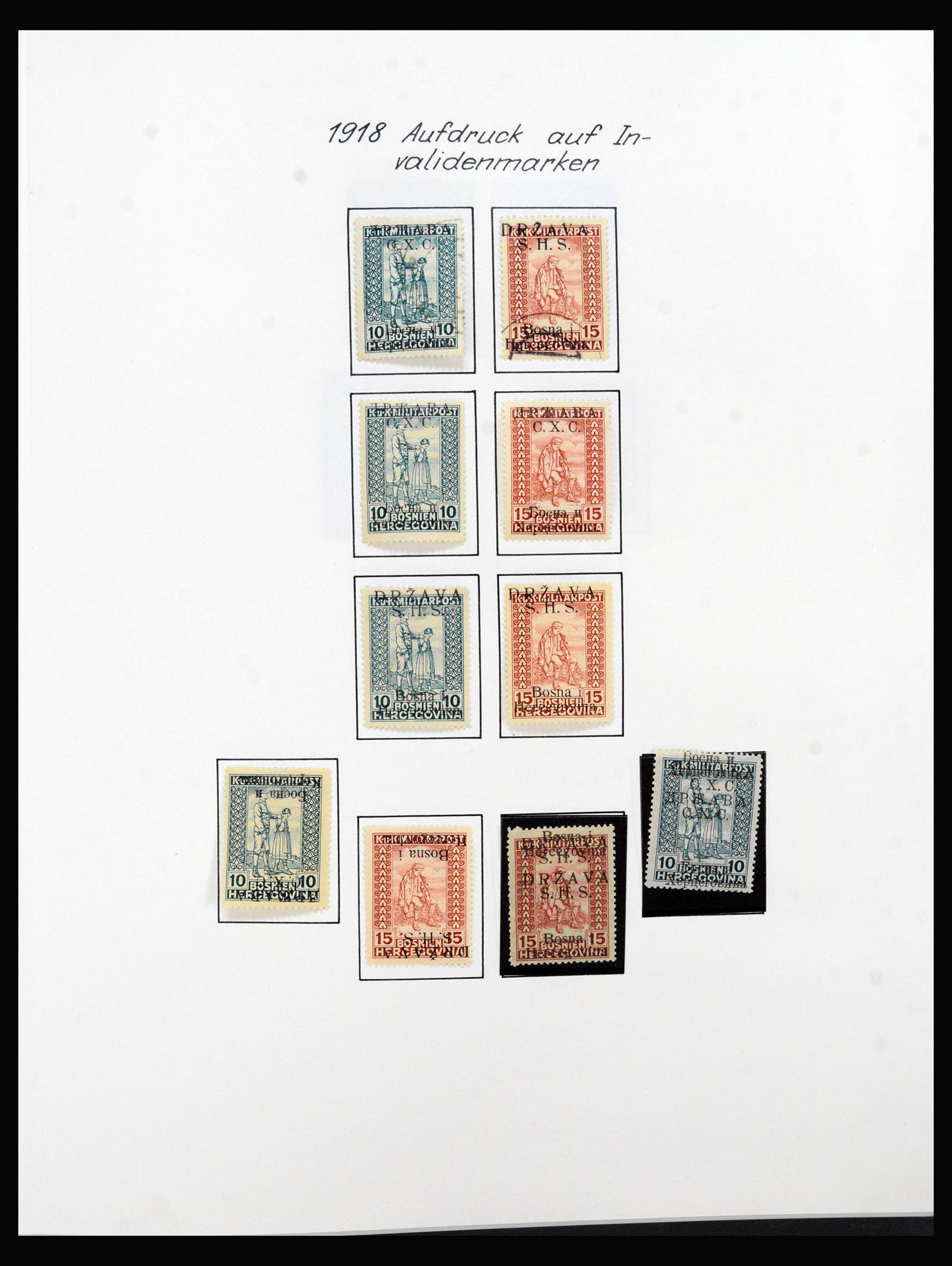 40375 0007 - Postzegel verzameling 40375 Joegoslavië 1916-1961.