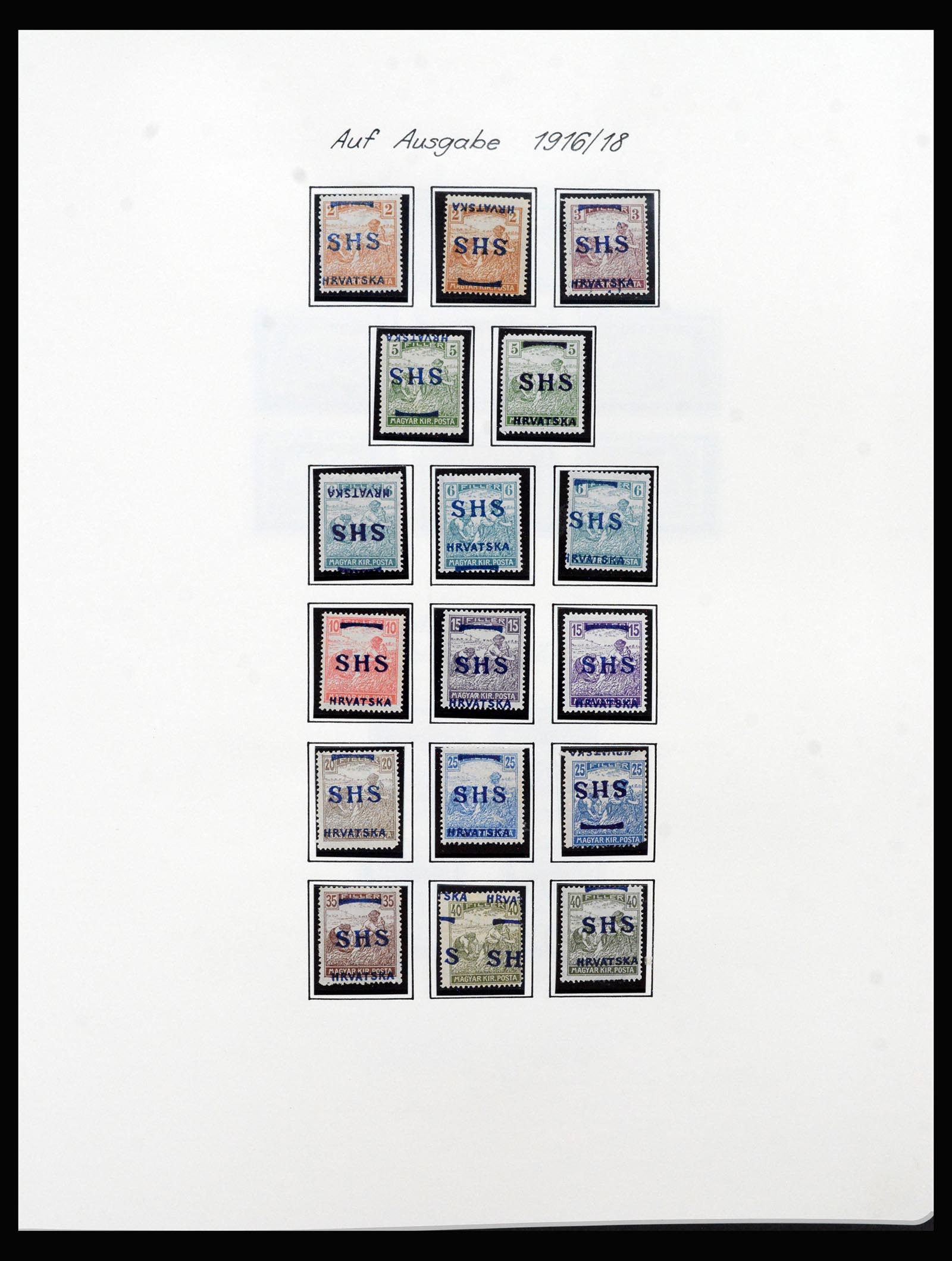 40375 0018 - Postzegel verzameling 40375 Joegoslavië 1916-1961.