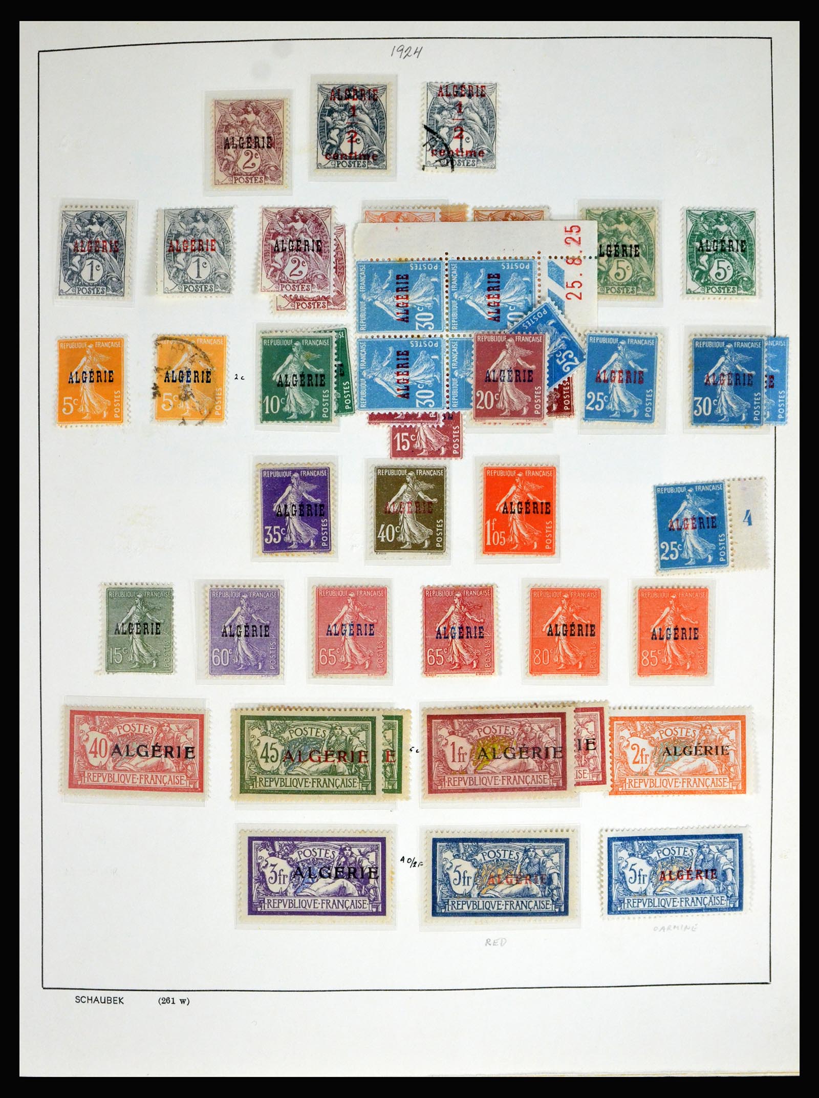 40376 0002 - Postzegel verzameling 40376 Algerije 1880-2012.