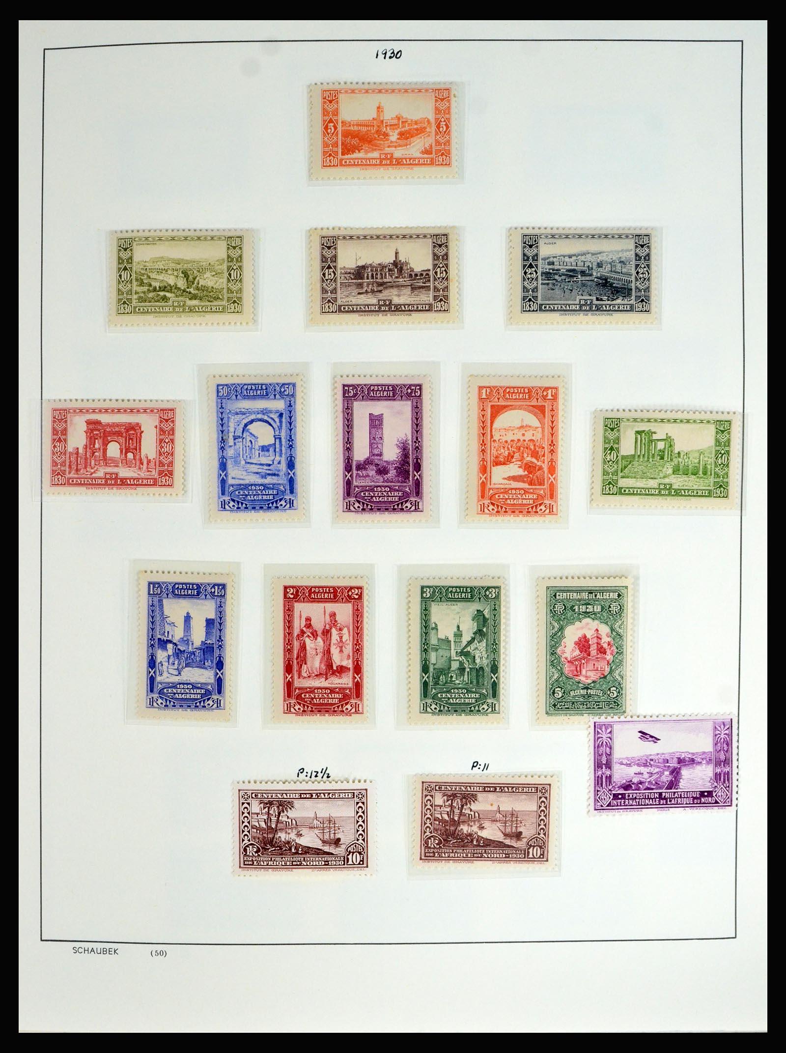 40376 0009 - Postzegel verzameling 40376 Algerije 1880-2012.
