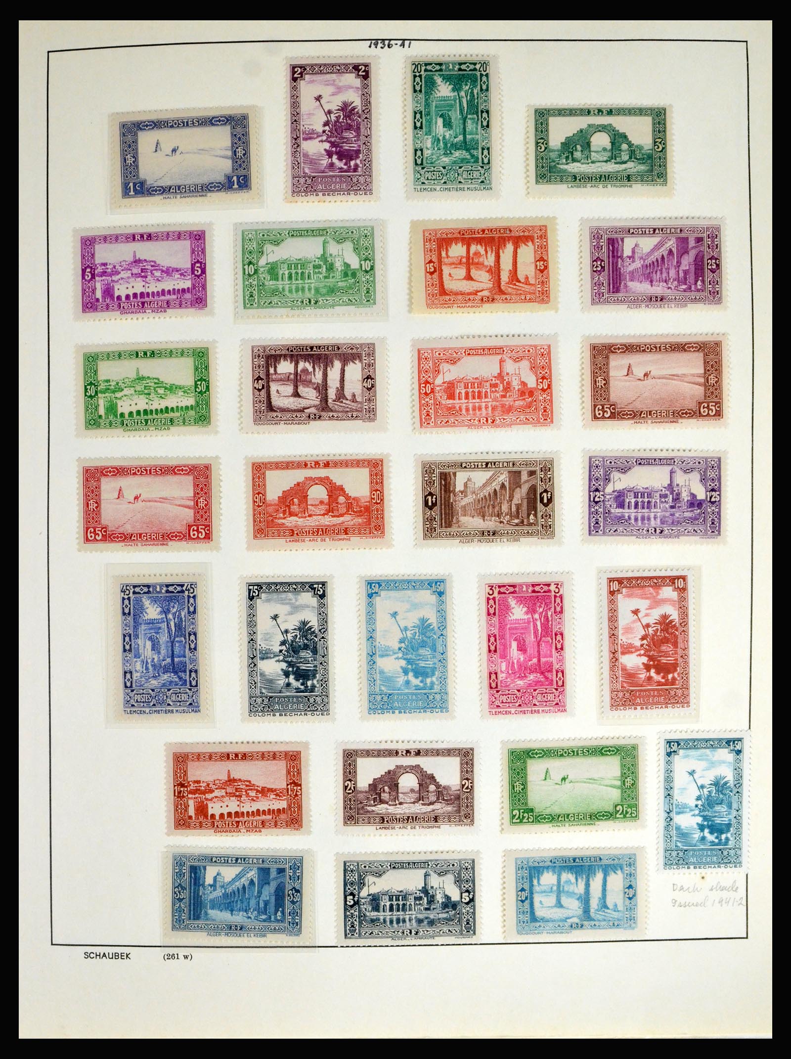 40376 0010 - Postzegel verzameling 40376 Algerije 1880-2012.