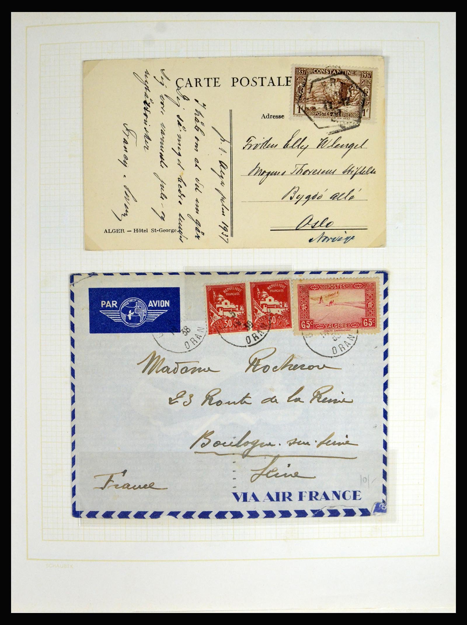 40376 0012 - Postzegel verzameling 40376 Algerije 1880-2012.