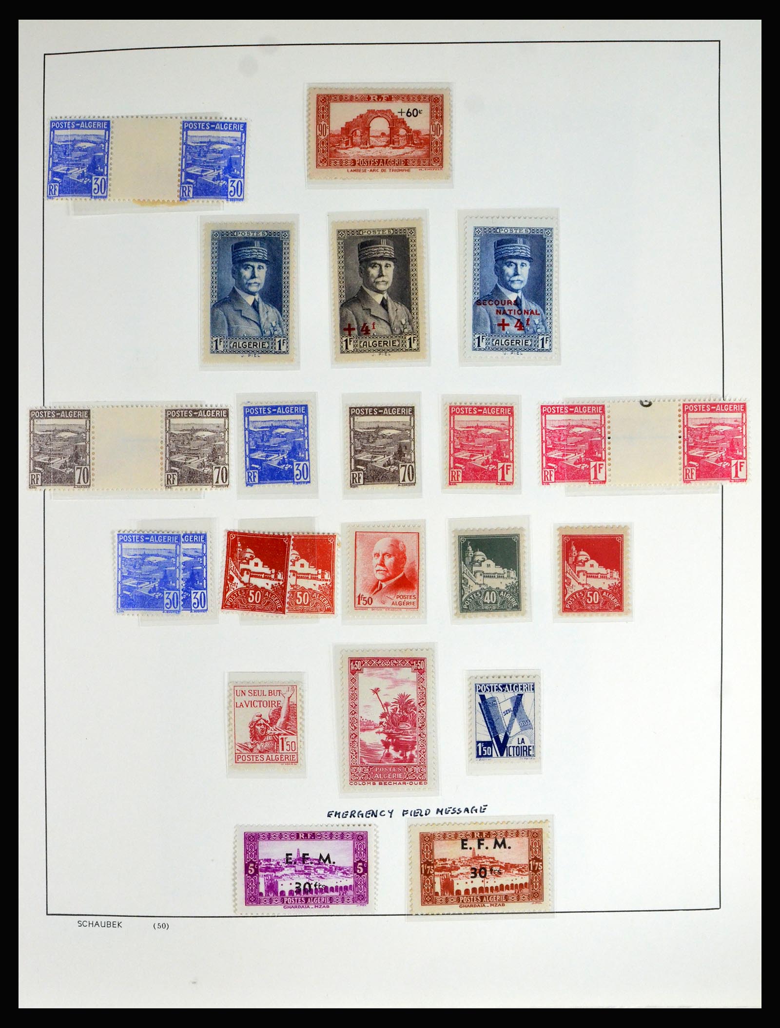 40376 0015 - Postzegel verzameling 40376 Algerije 1880-2012.