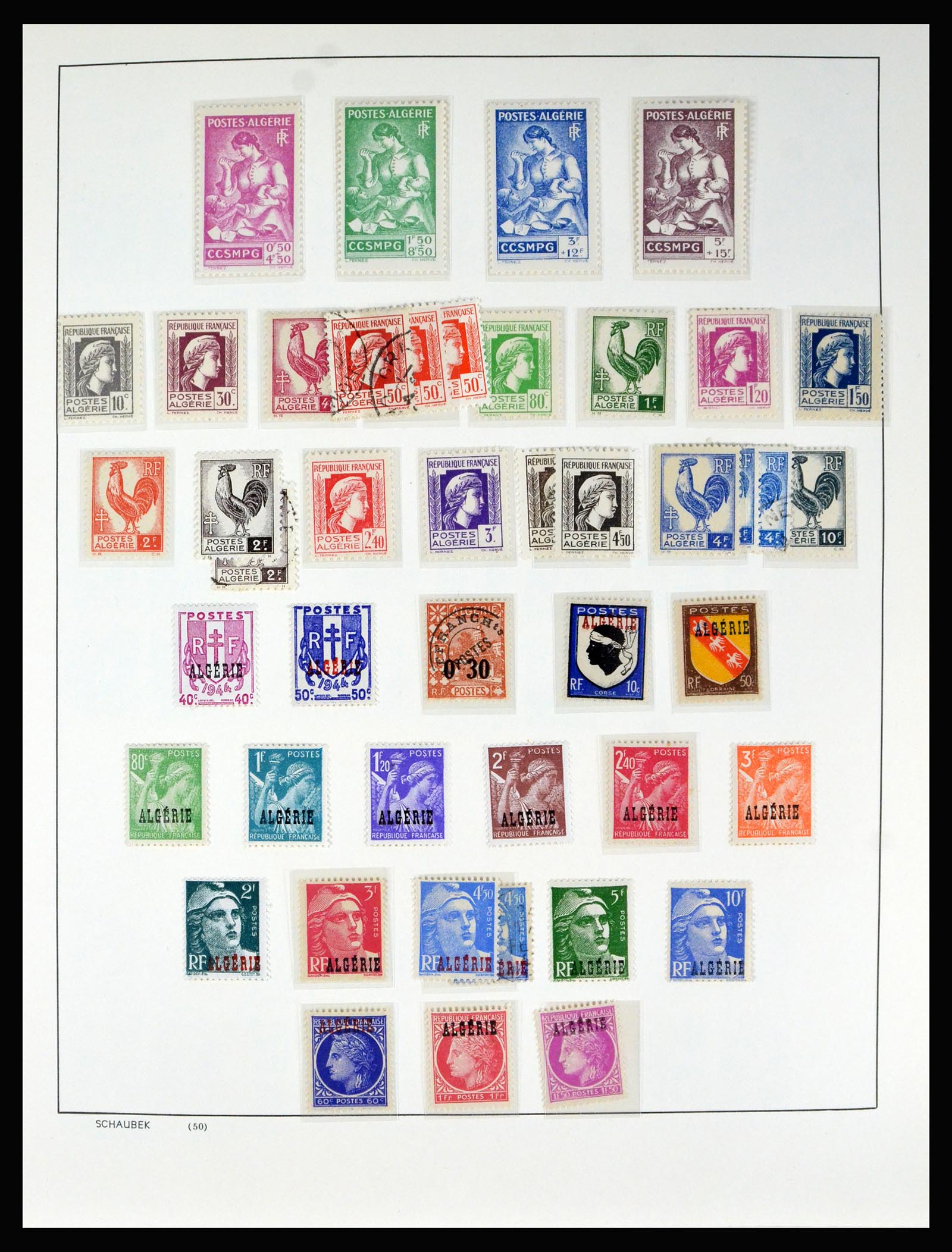 40376 0020 - Postzegel verzameling 40376 Algerije 1880-2012.