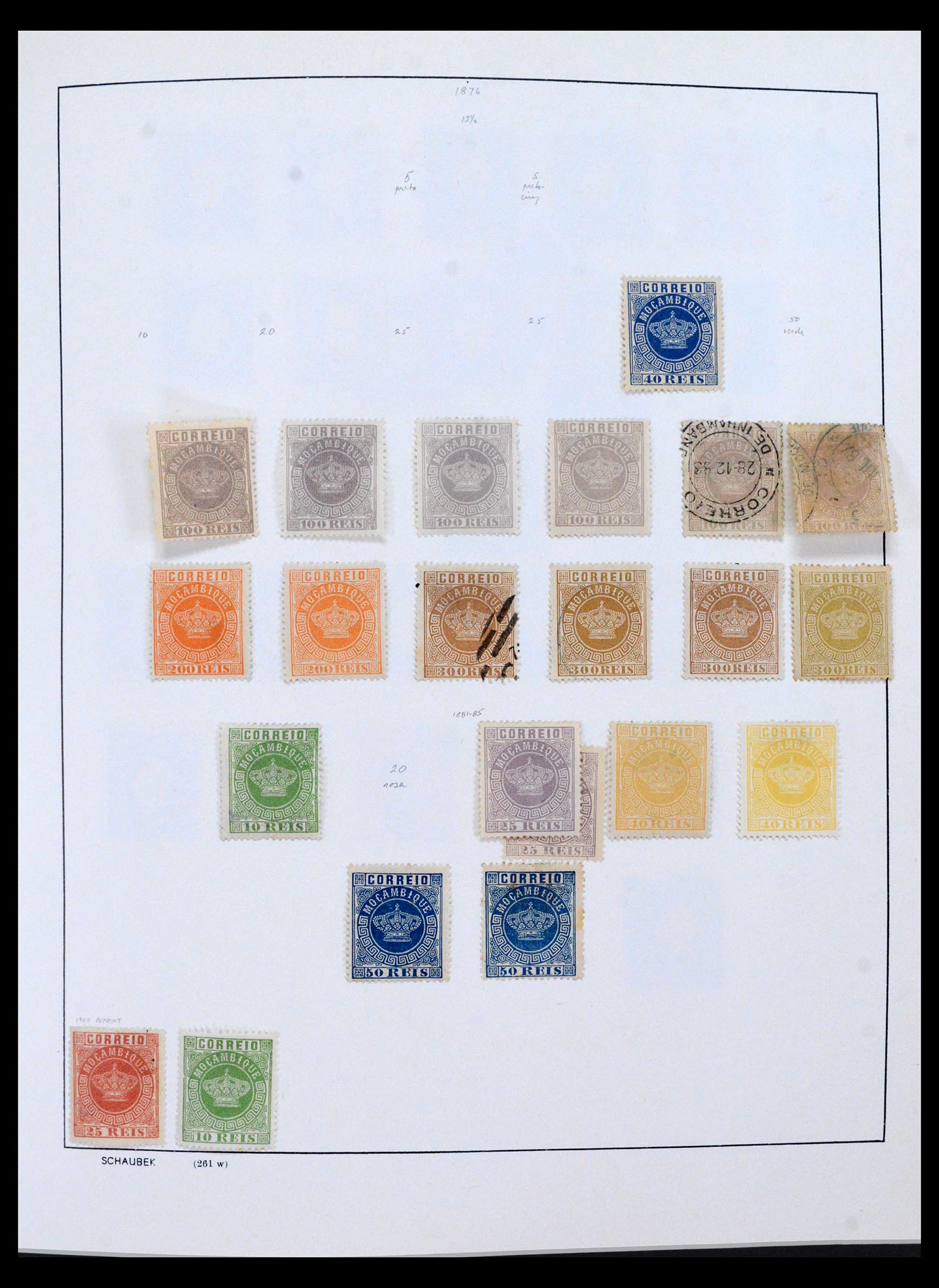 40379 0002 - Postzegel verzameling 40379 Mozambique 1876-1999.