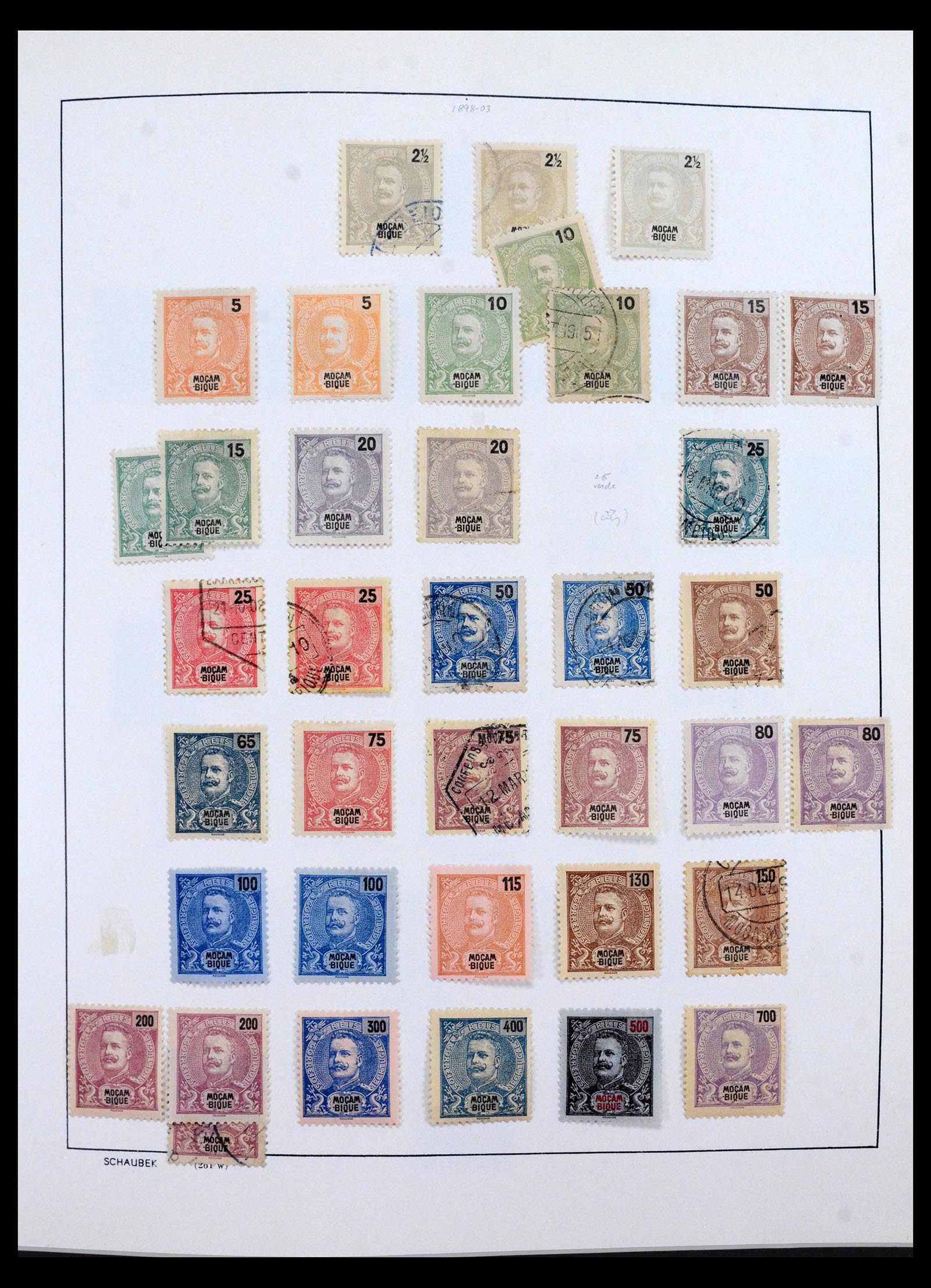 40379 0006 - Postzegel verzameling 40379 Mozambique 1876-1999.