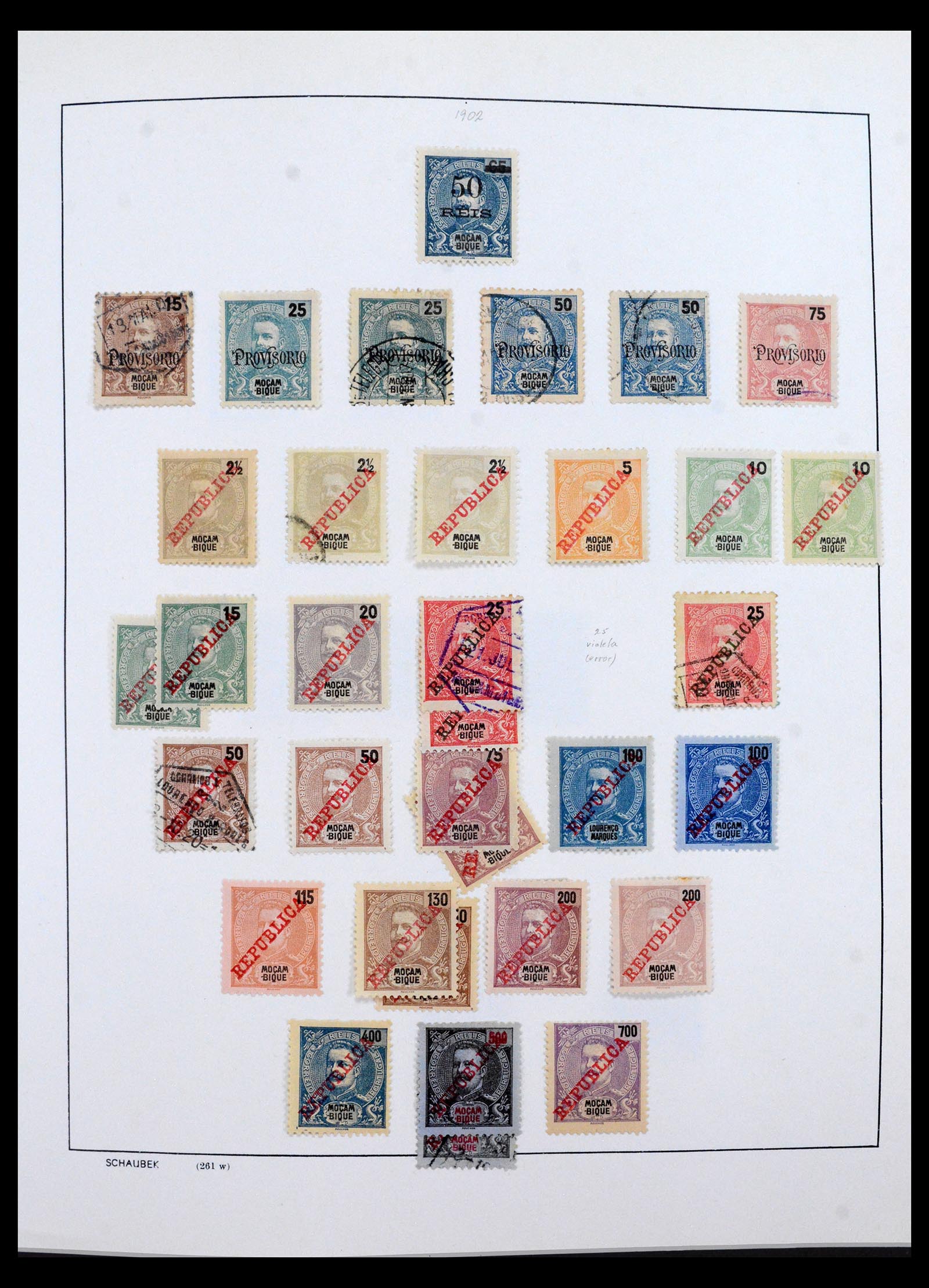 40379 0007 - Postzegel verzameling 40379 Mozambique 1876-1999.