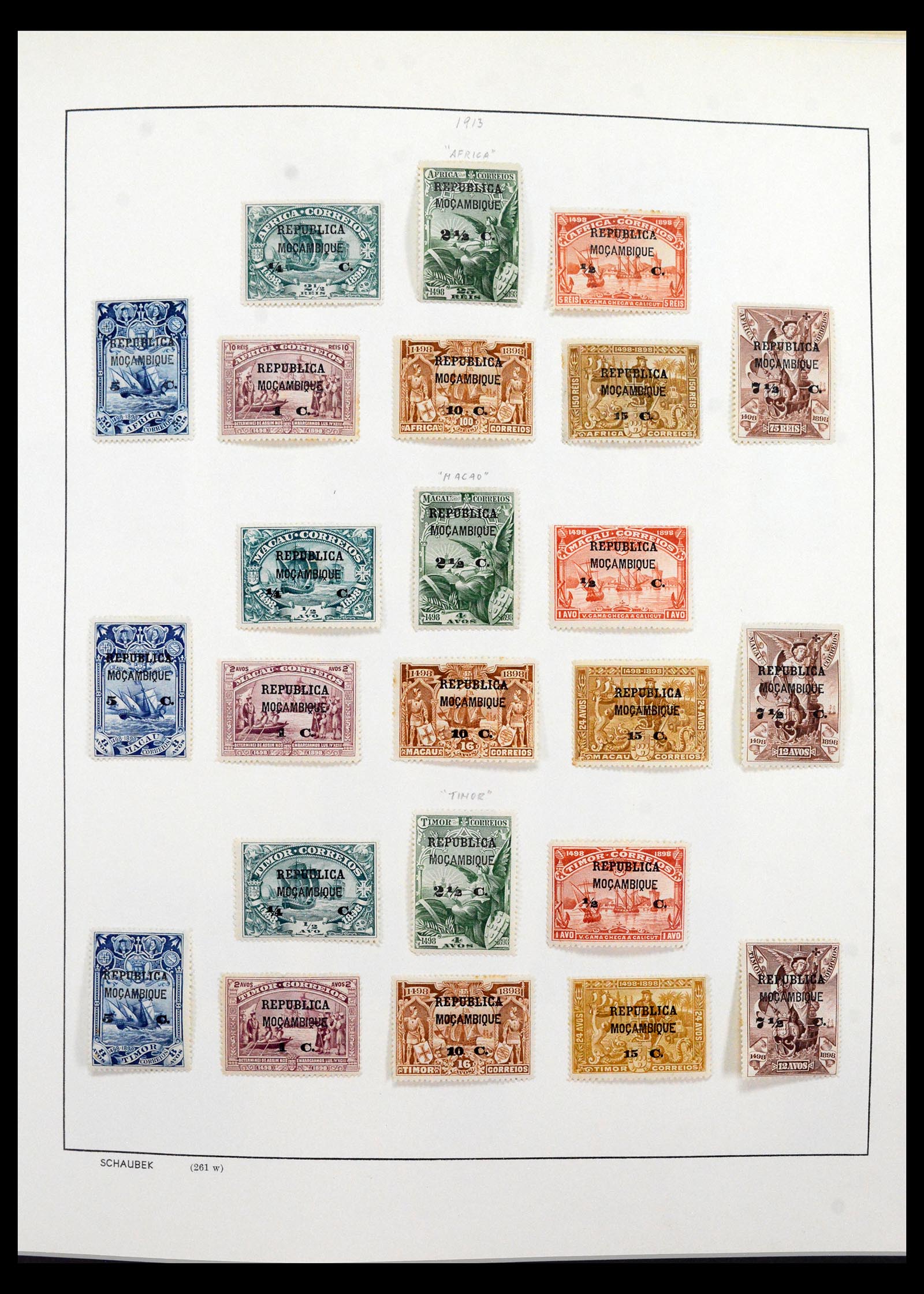 40379 0010 - Postzegel verzameling 40379 Mozambique 1876-1999.