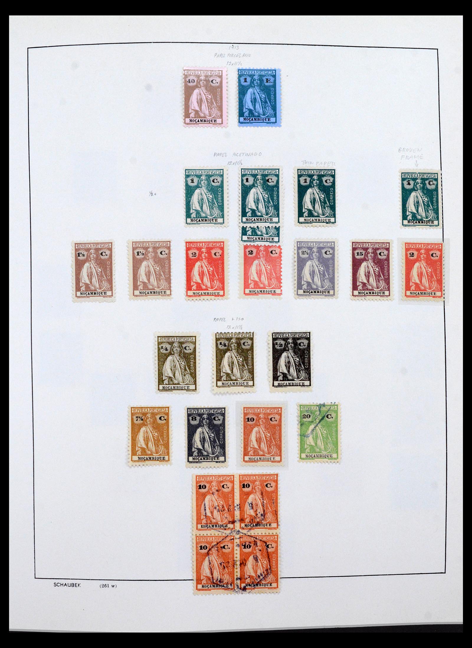40379 0012 - Postzegel verzameling 40379 Mozambique 1876-1999.