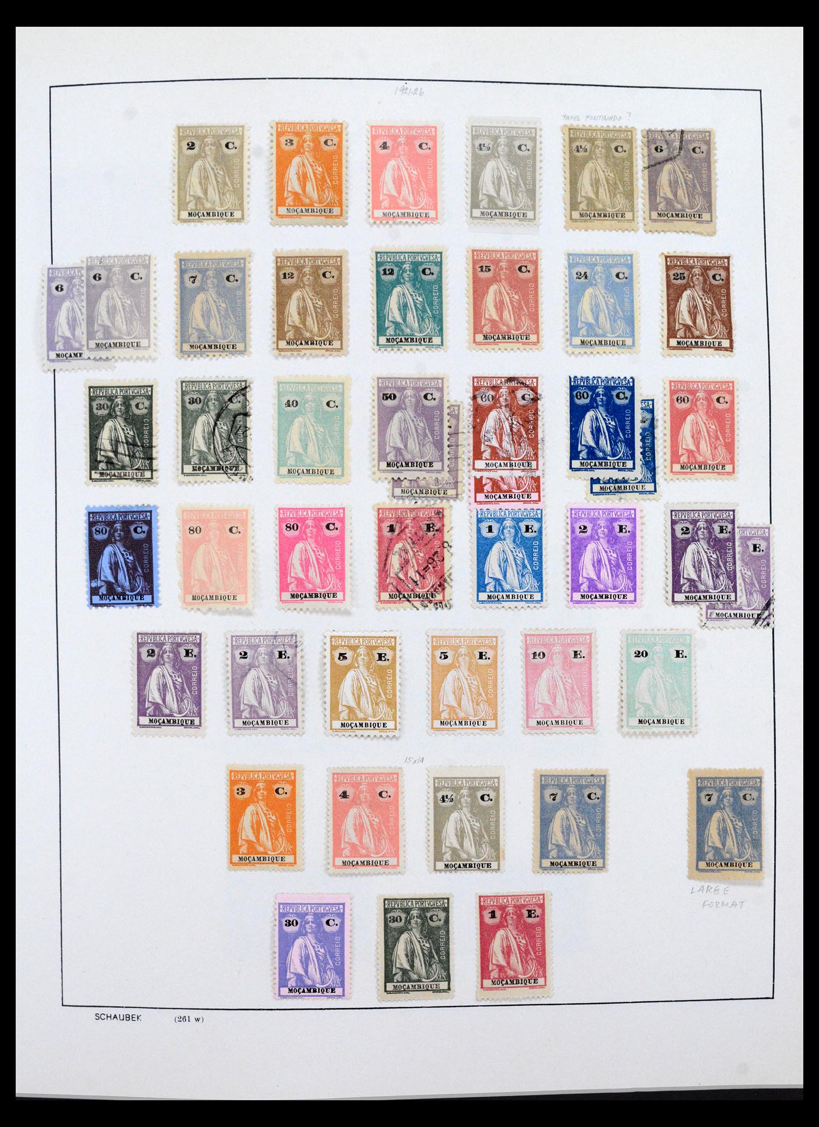 40379 0016 - Postzegel verzameling 40379 Mozambique 1876-1999.