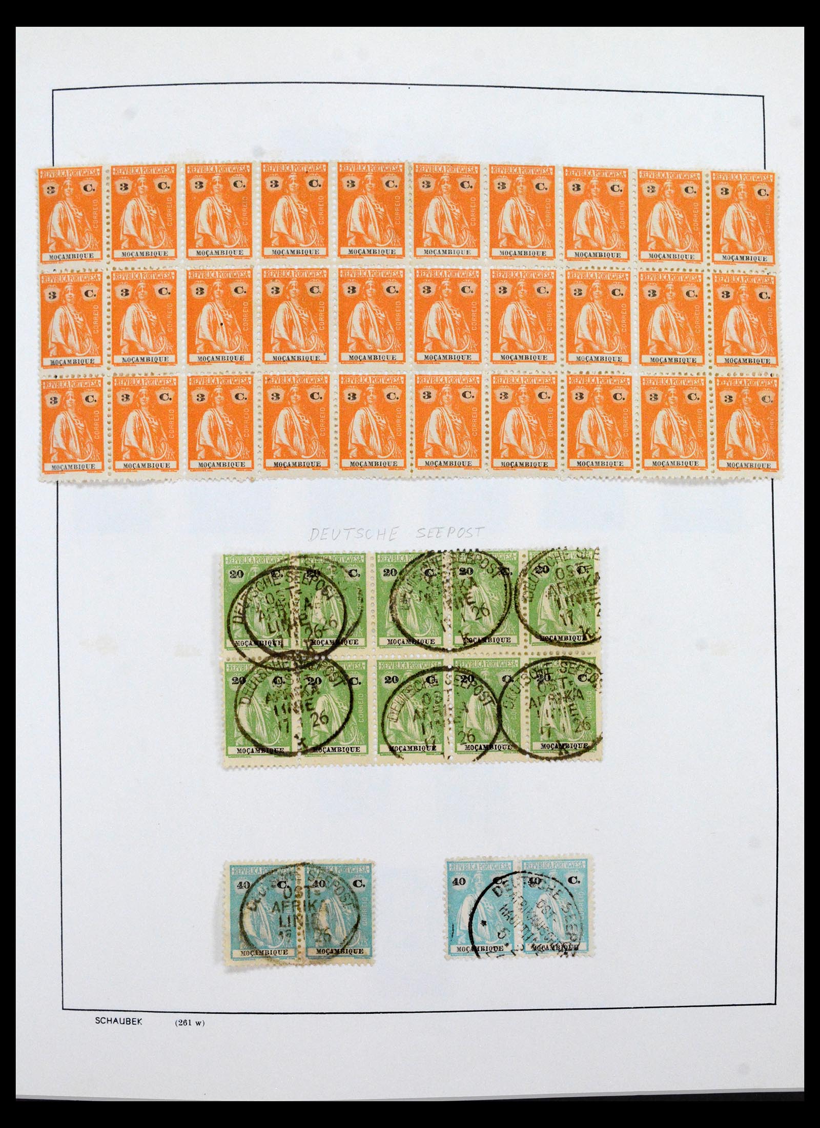 40379 0017 - Postzegel verzameling 40379 Mozambique 1876-1999.