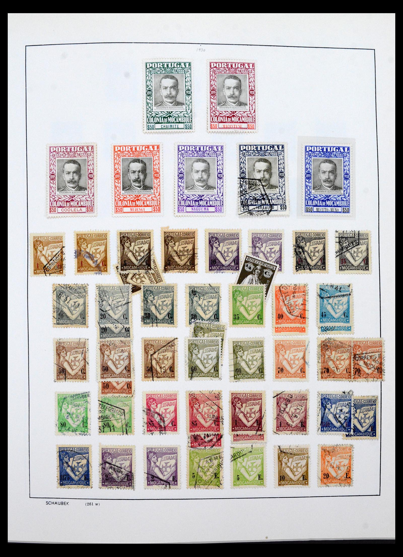 40379 0020 - Postzegel verzameling 40379 Mozambique 1876-1999.
