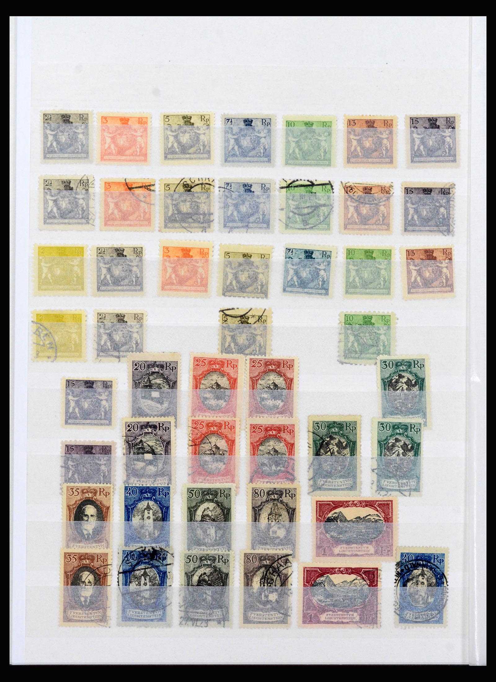 40380 0006 - Postzegel verzameling 40380 Liechtenstein 1912-1974.