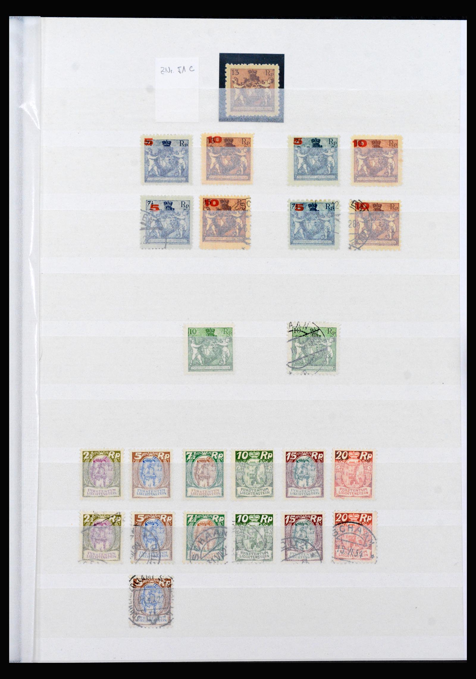 40380 0007 - Postzegel verzameling 40380 Liechtenstein 1912-1974.