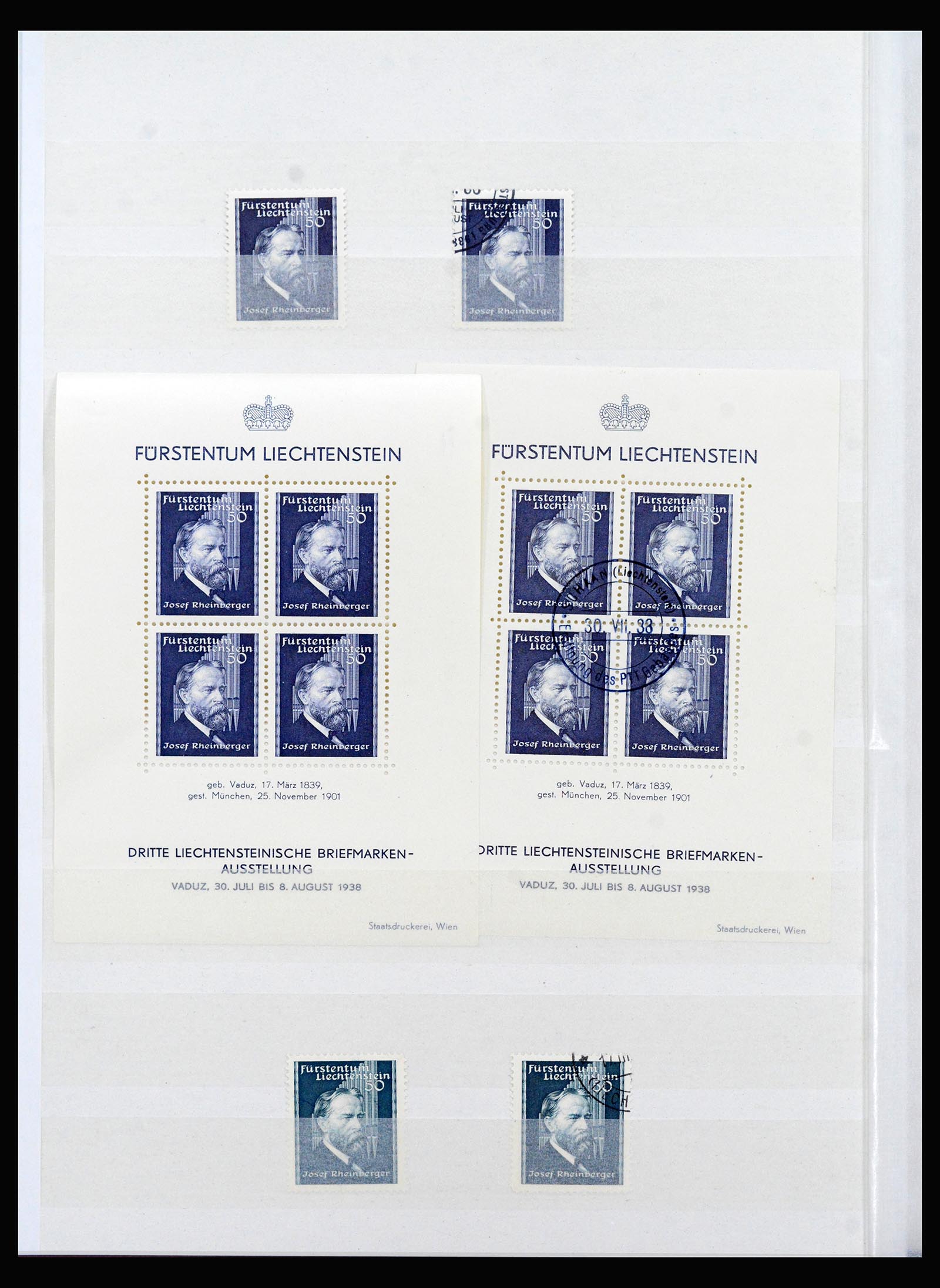 40380 0012 - Postzegel verzameling 40380 Liechtenstein 1912-1974.