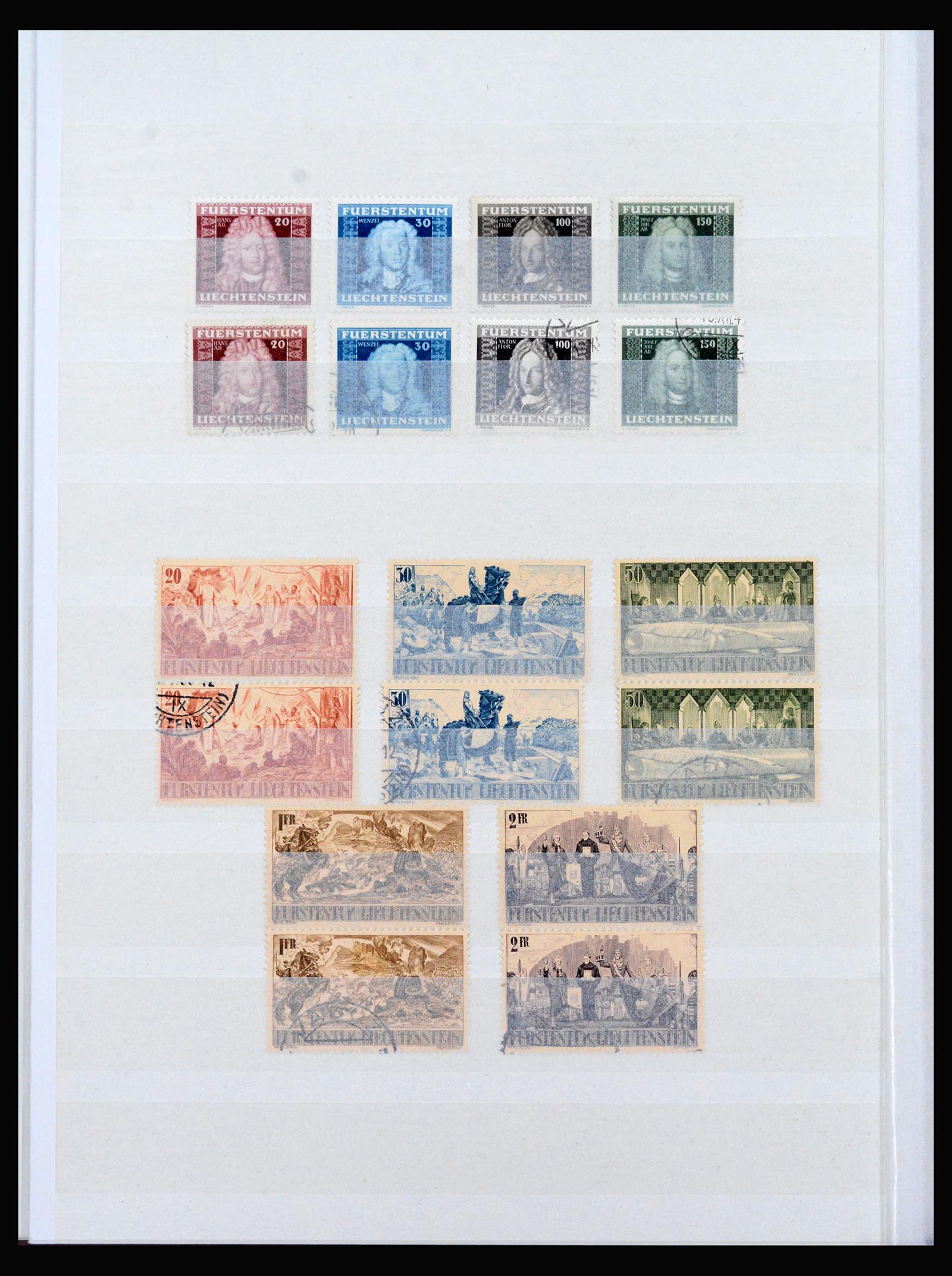 40380 0016 - Postzegel verzameling 40380 Liechtenstein 1912-1974.