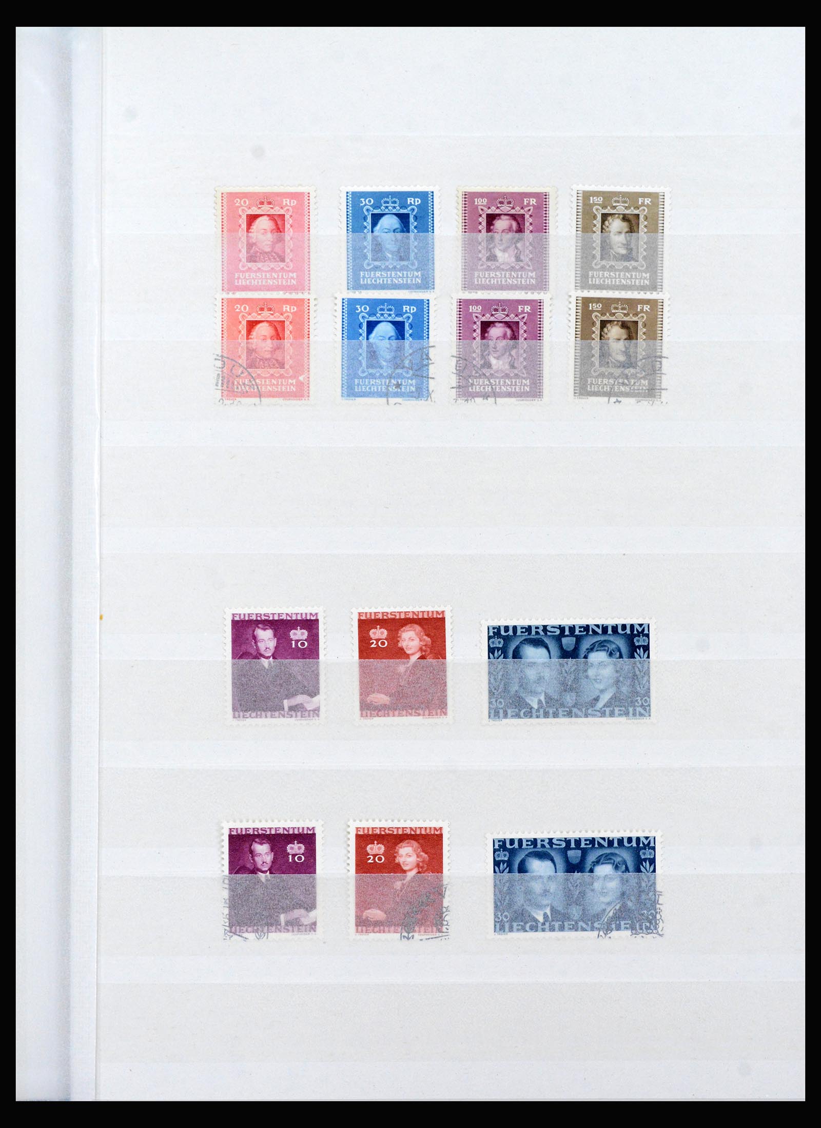 40380 0017 - Postzegel verzameling 40380 Liechtenstein 1912-1974.