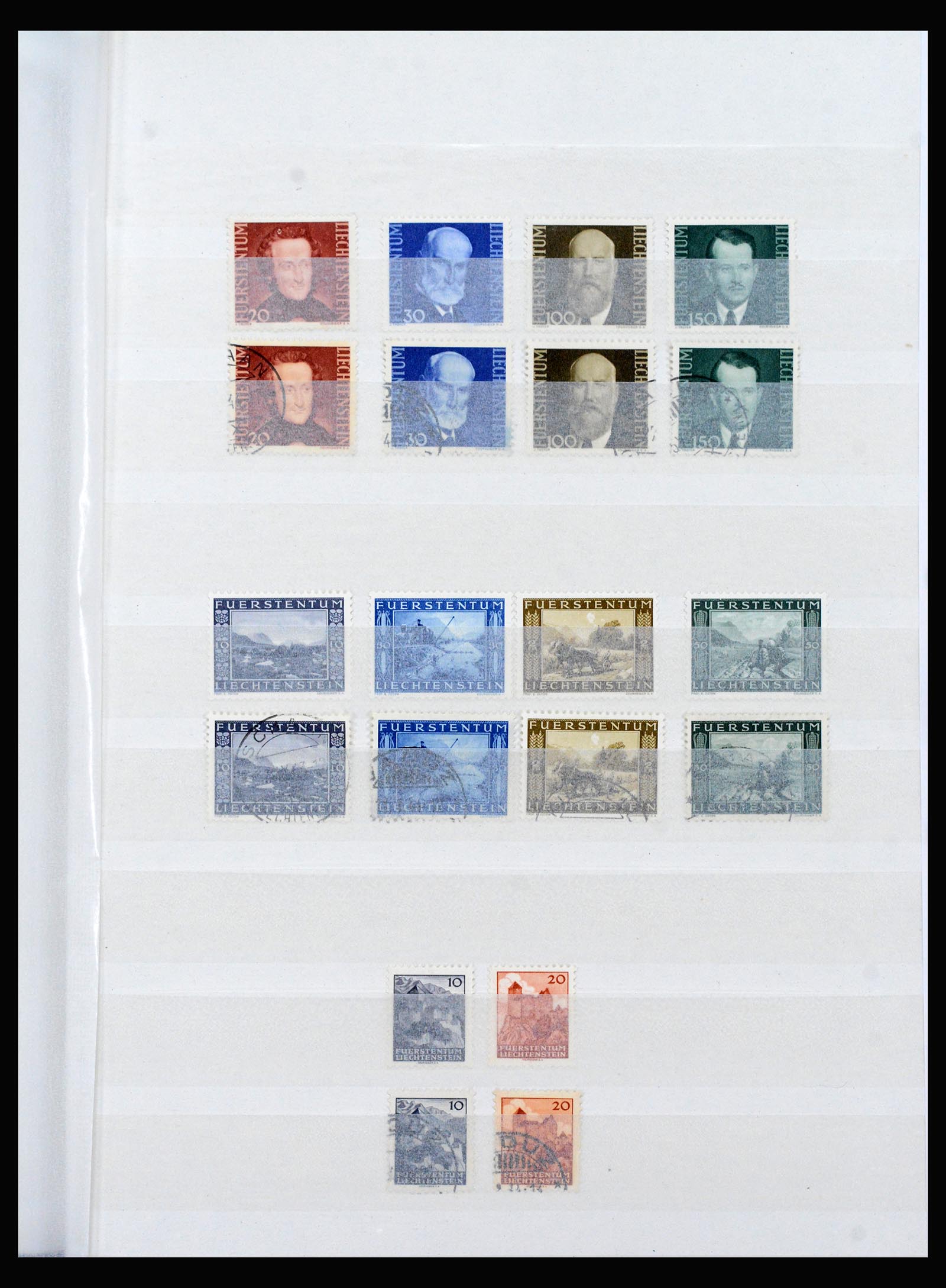 40380 0019 - Postzegel verzameling 40380 Liechtenstein 1912-1974.