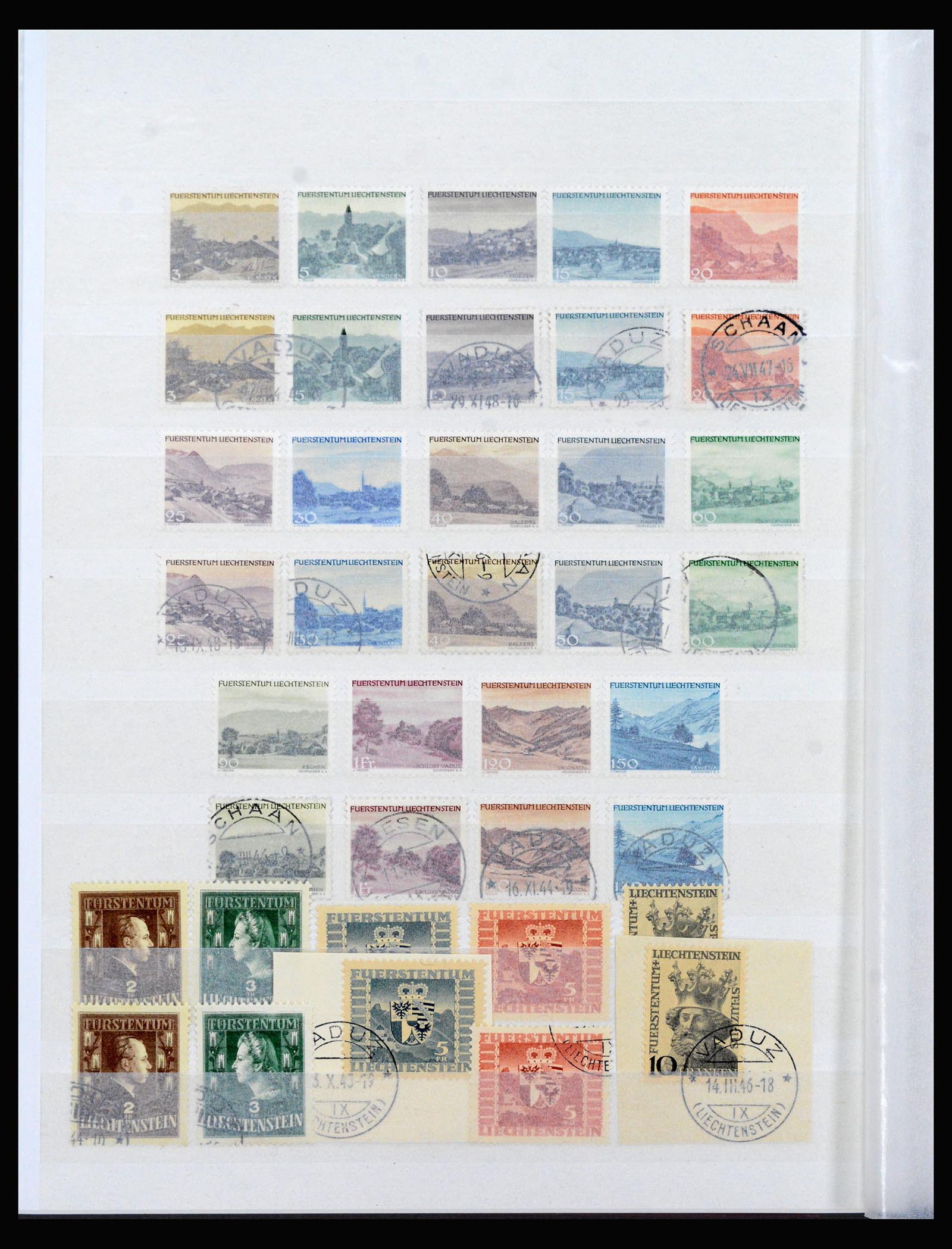 40380 0020 - Postzegel verzameling 40380 Liechtenstein 1912-1974.