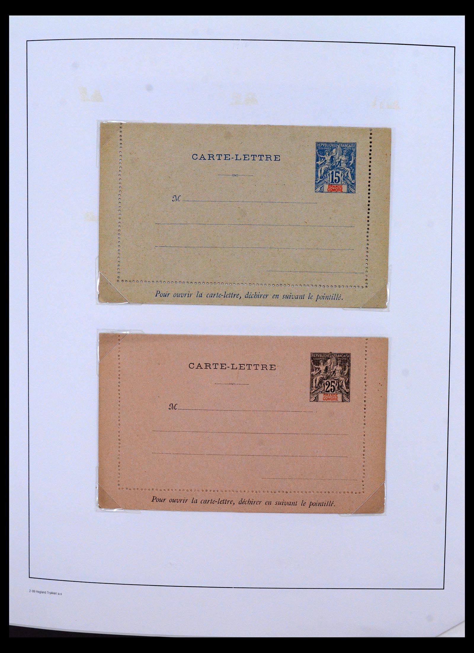 40381 0005 - Postzegel verzameling 40381 Comoren 1898-2003.