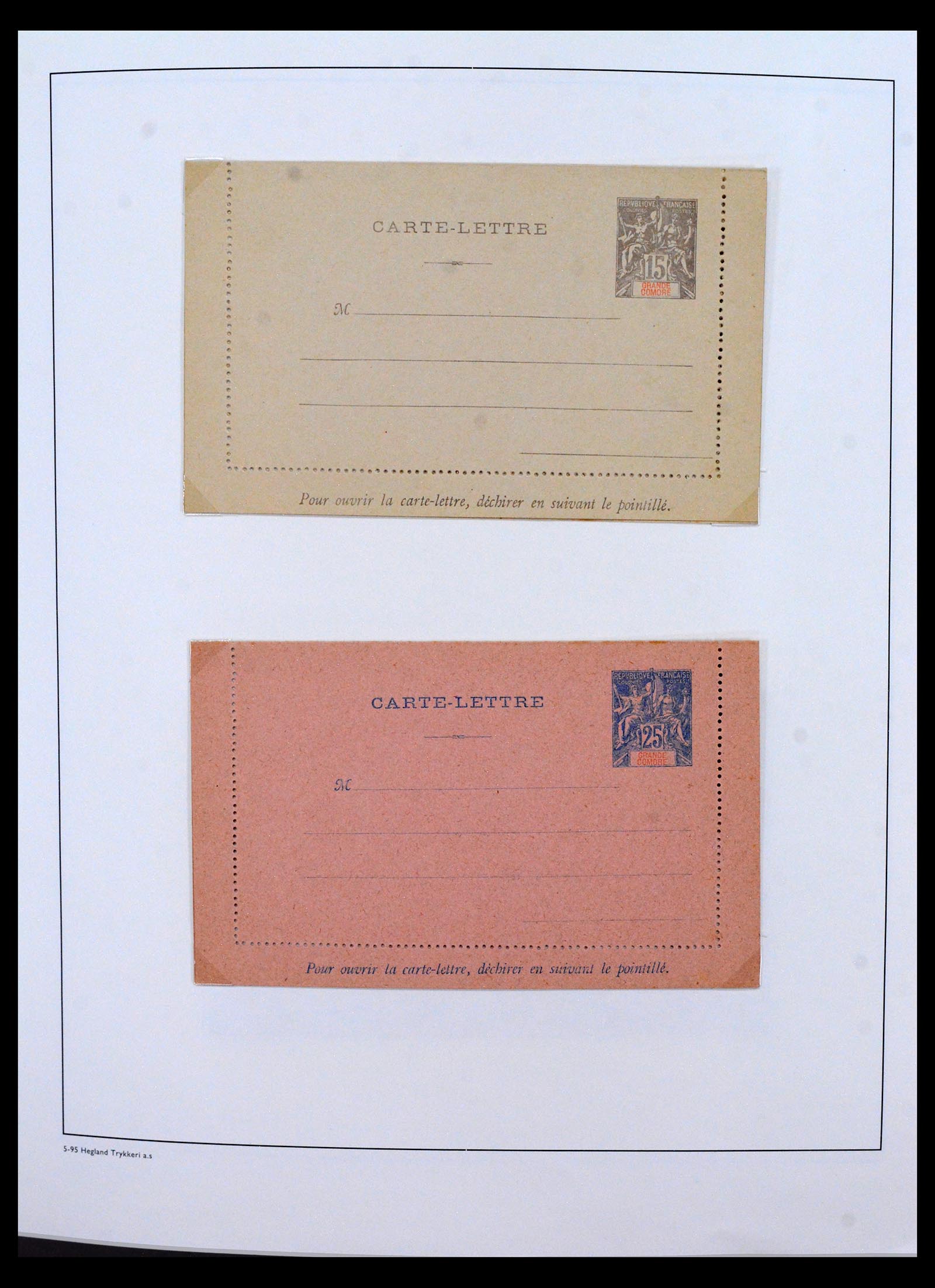 40381 0006 - Postzegel verzameling 40381 Comoren 1898-2003.
