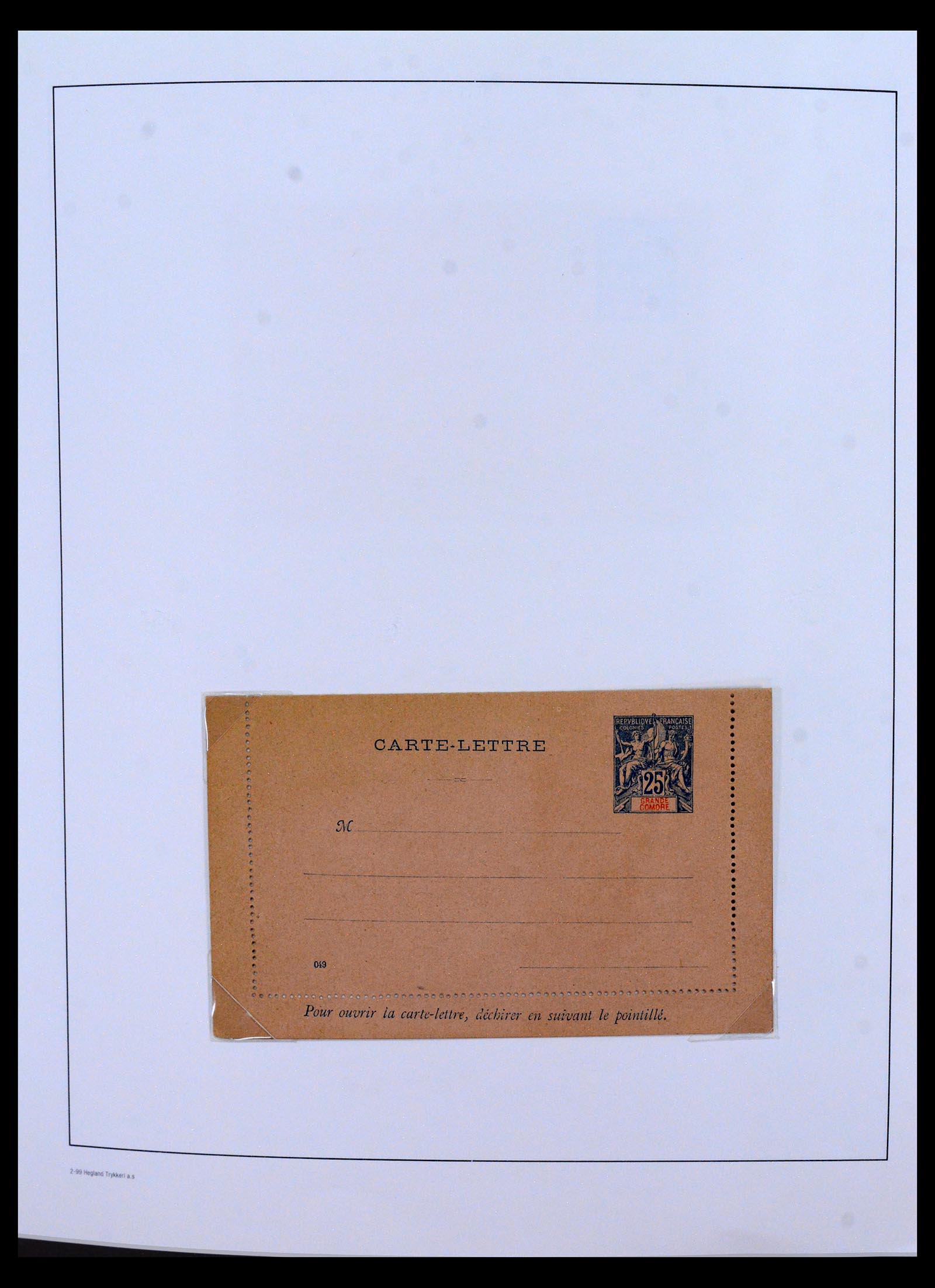 40381 0007 - Postzegel verzameling 40381 Comoren 1898-2003.