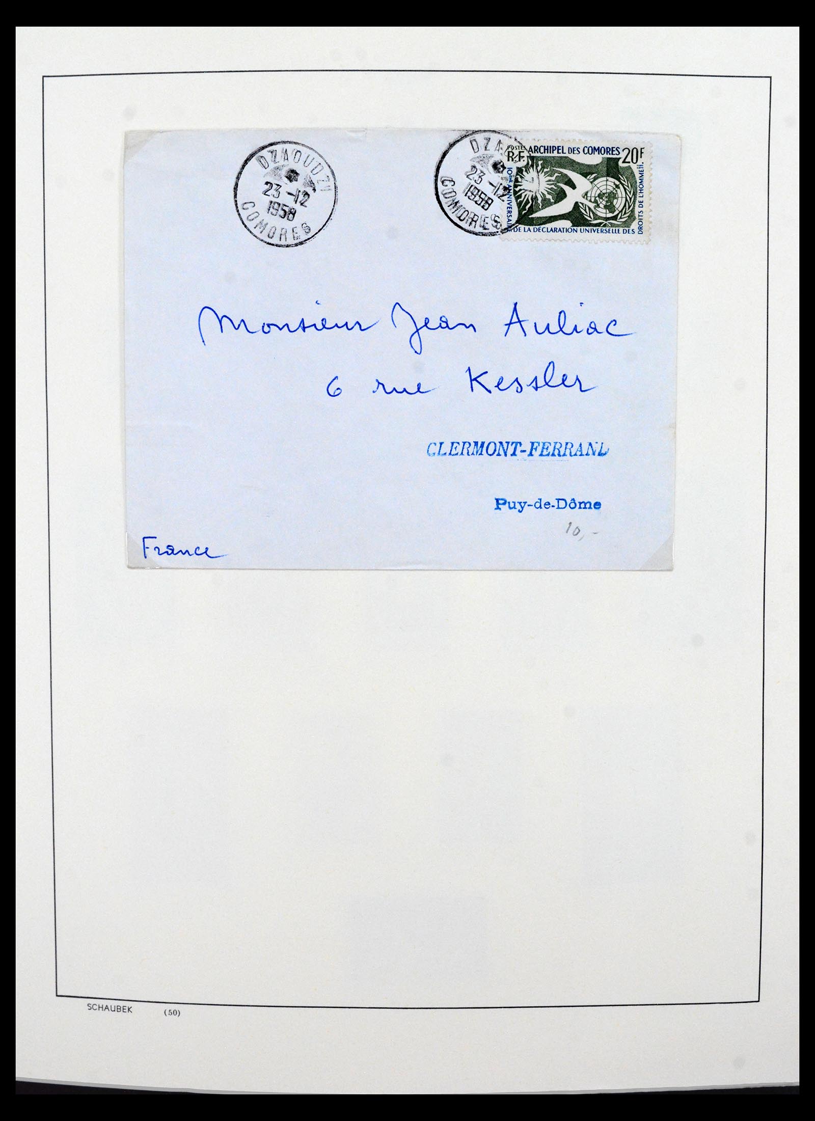 40381 0015 - Postzegel verzameling 40381 Comoren 1898-2003.