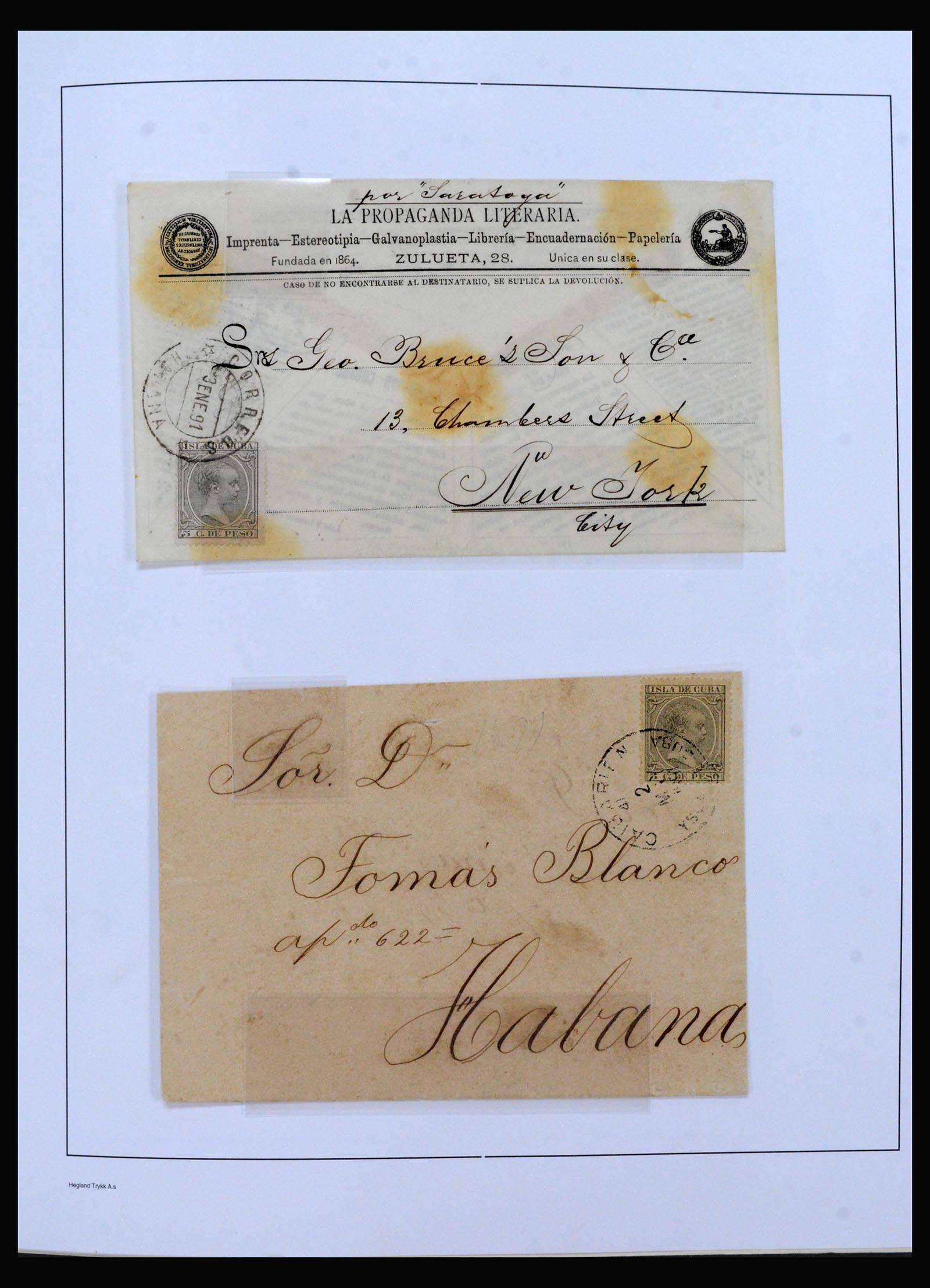 40382 0006 - Postzegel verzameling 40382 Cuba 1873-1960.