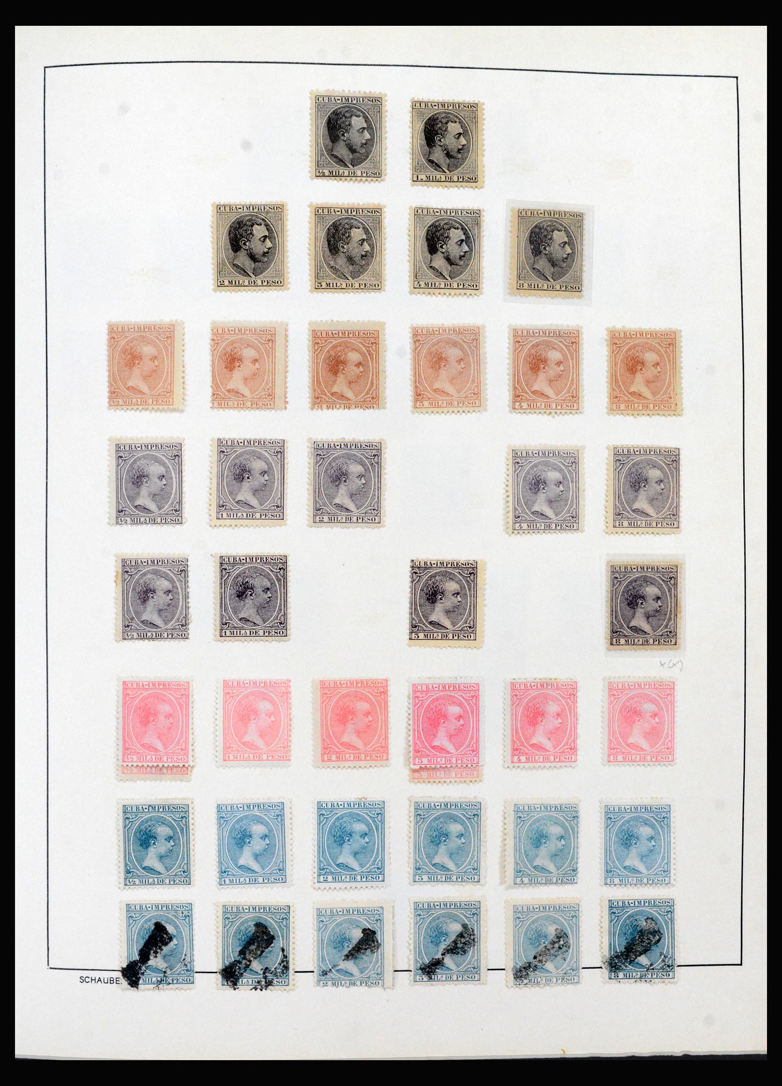 40382 0008 - Postzegel verzameling 40382 Cuba 1873-1960.