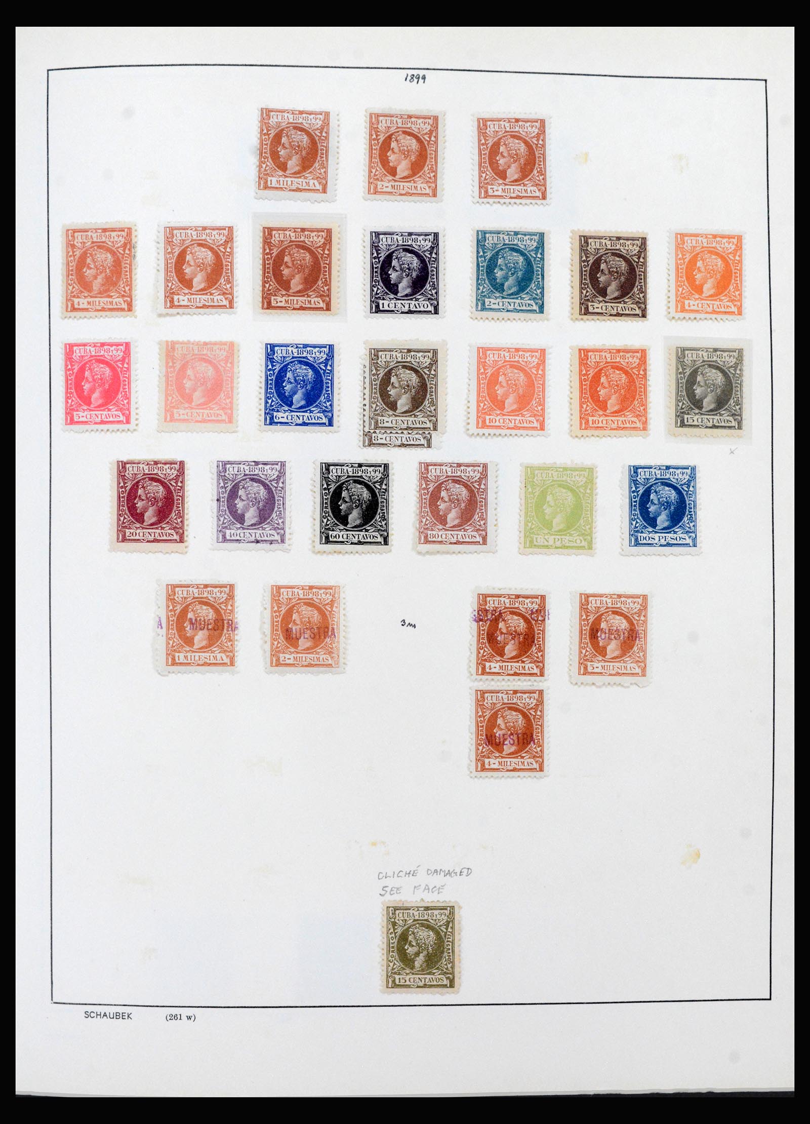 40382 0009 - Postzegel verzameling 40382 Cuba 1873-1960.