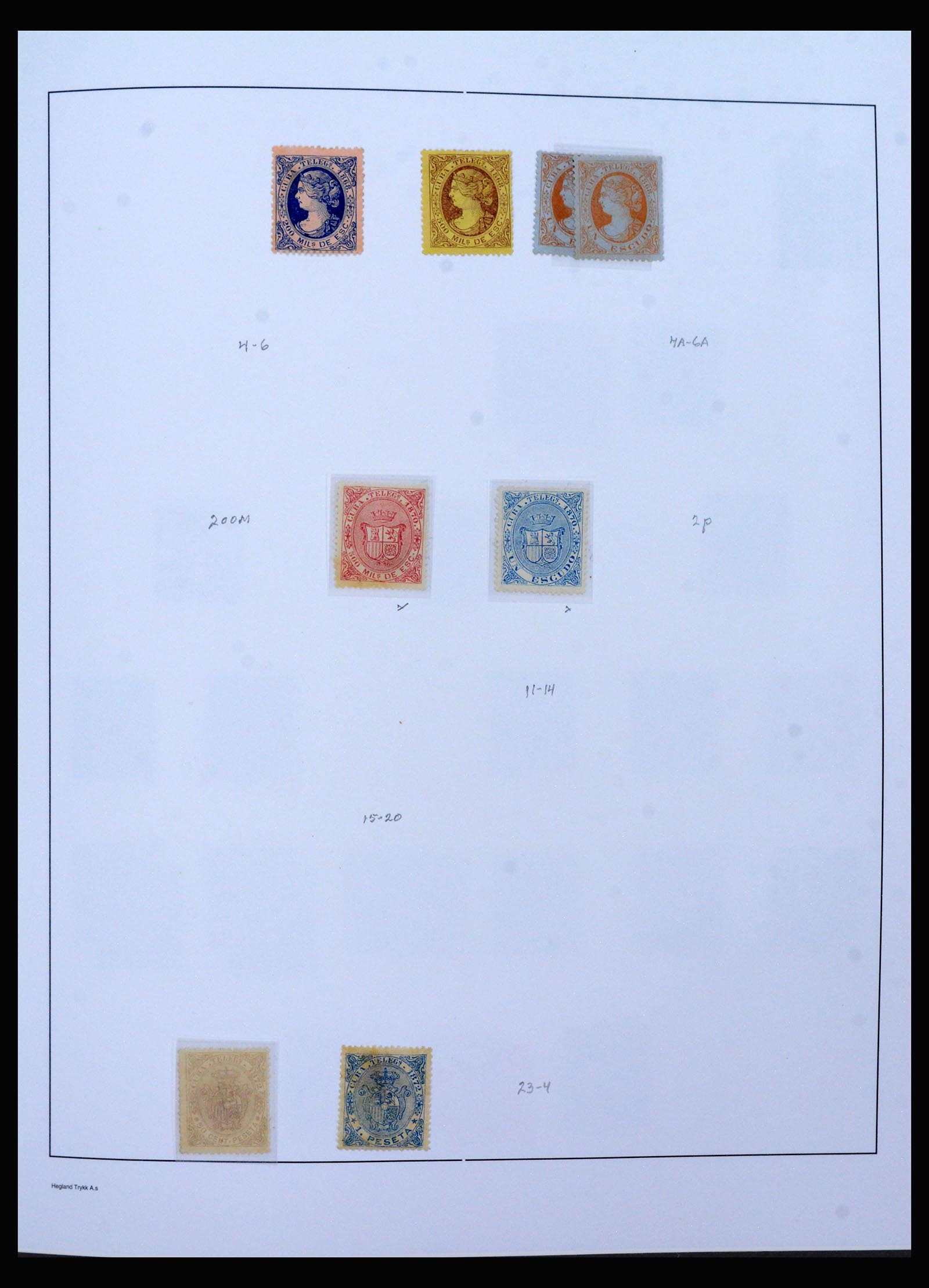 40382 0010 - Postzegel verzameling 40382 Cuba 1873-1960.